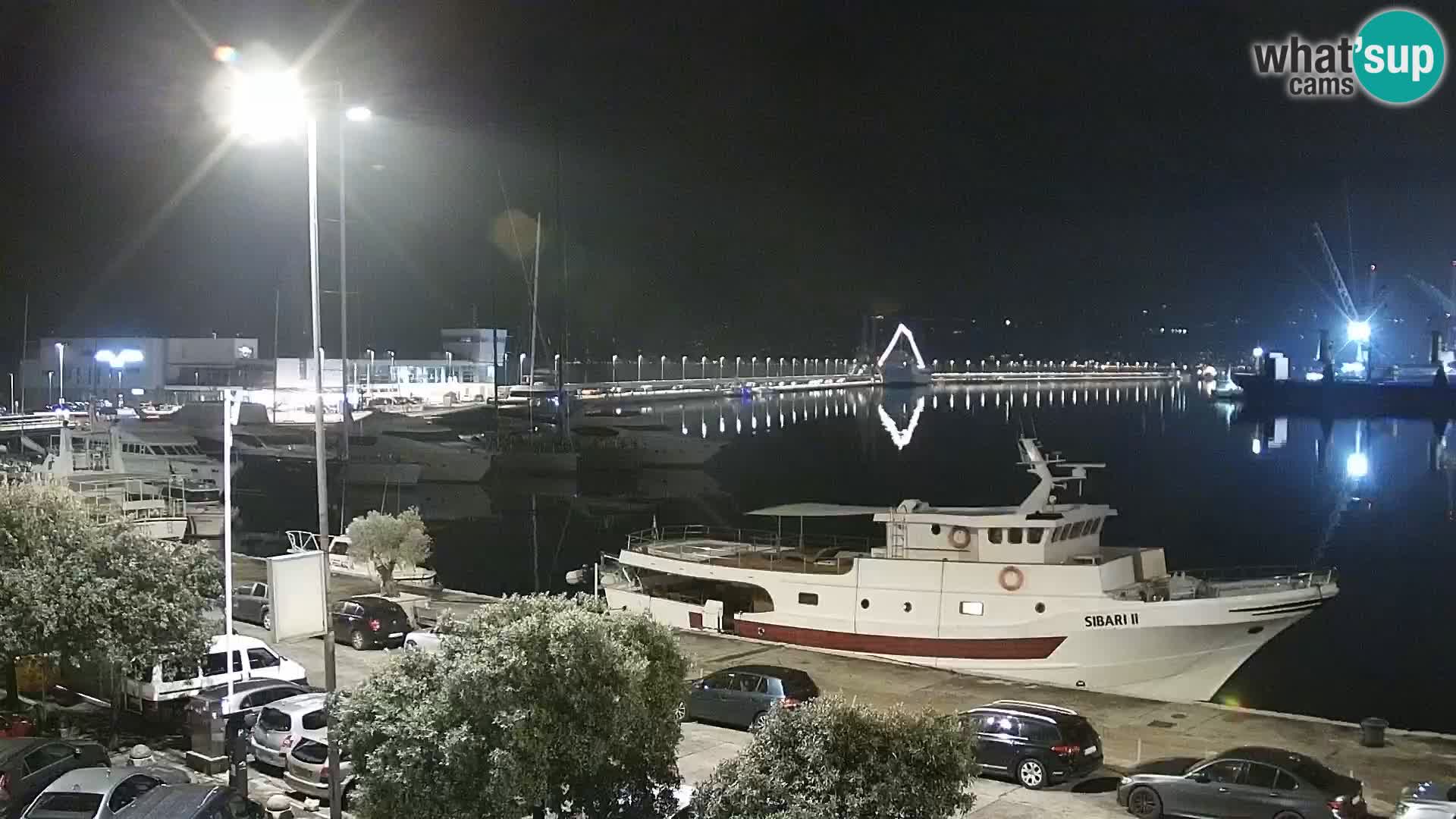 The Riva and Marina in Rijeka  – Live Webcam Croatia