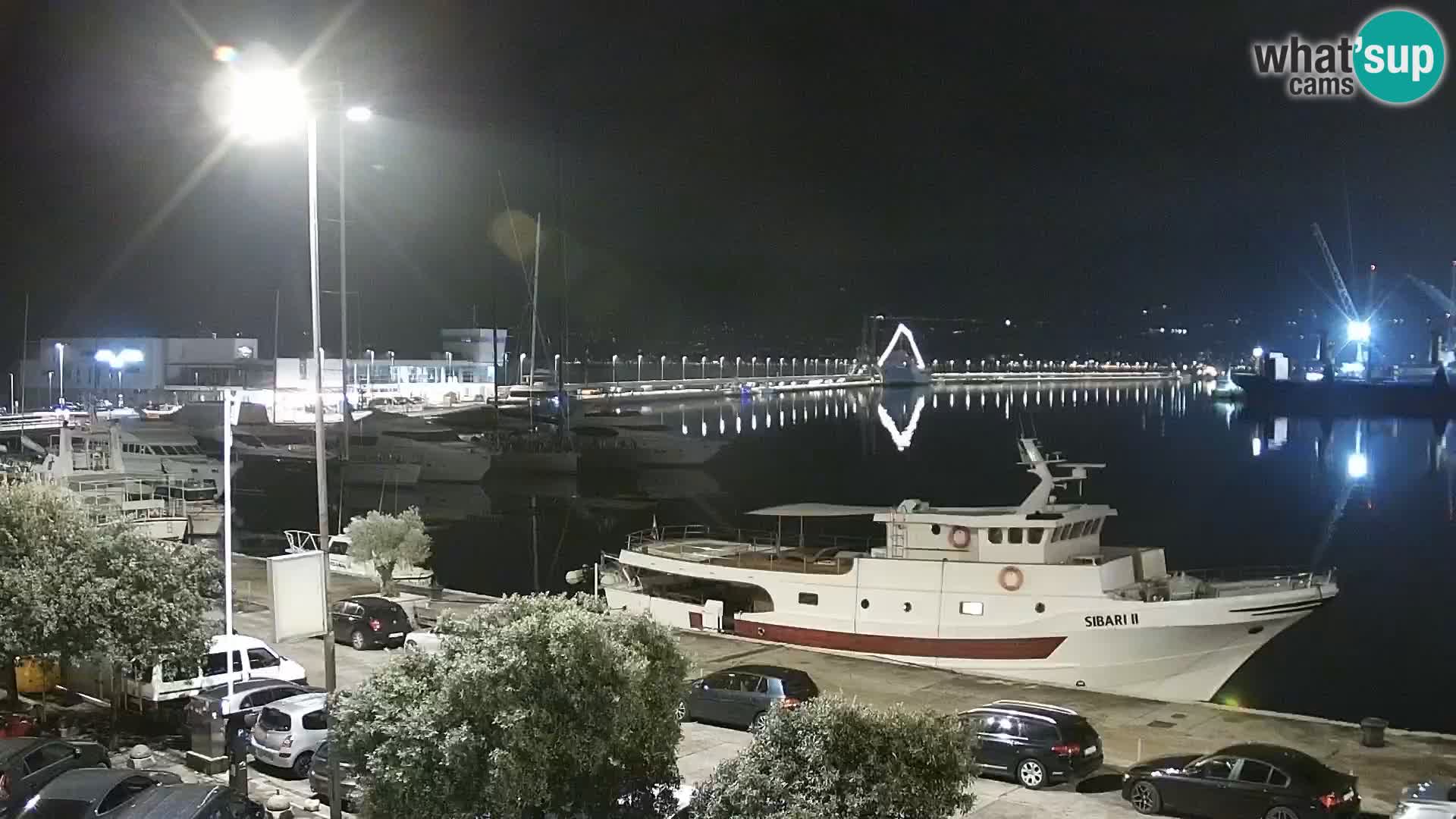The Riva and Marina in Rijeka  – Live Webcam Croatia
