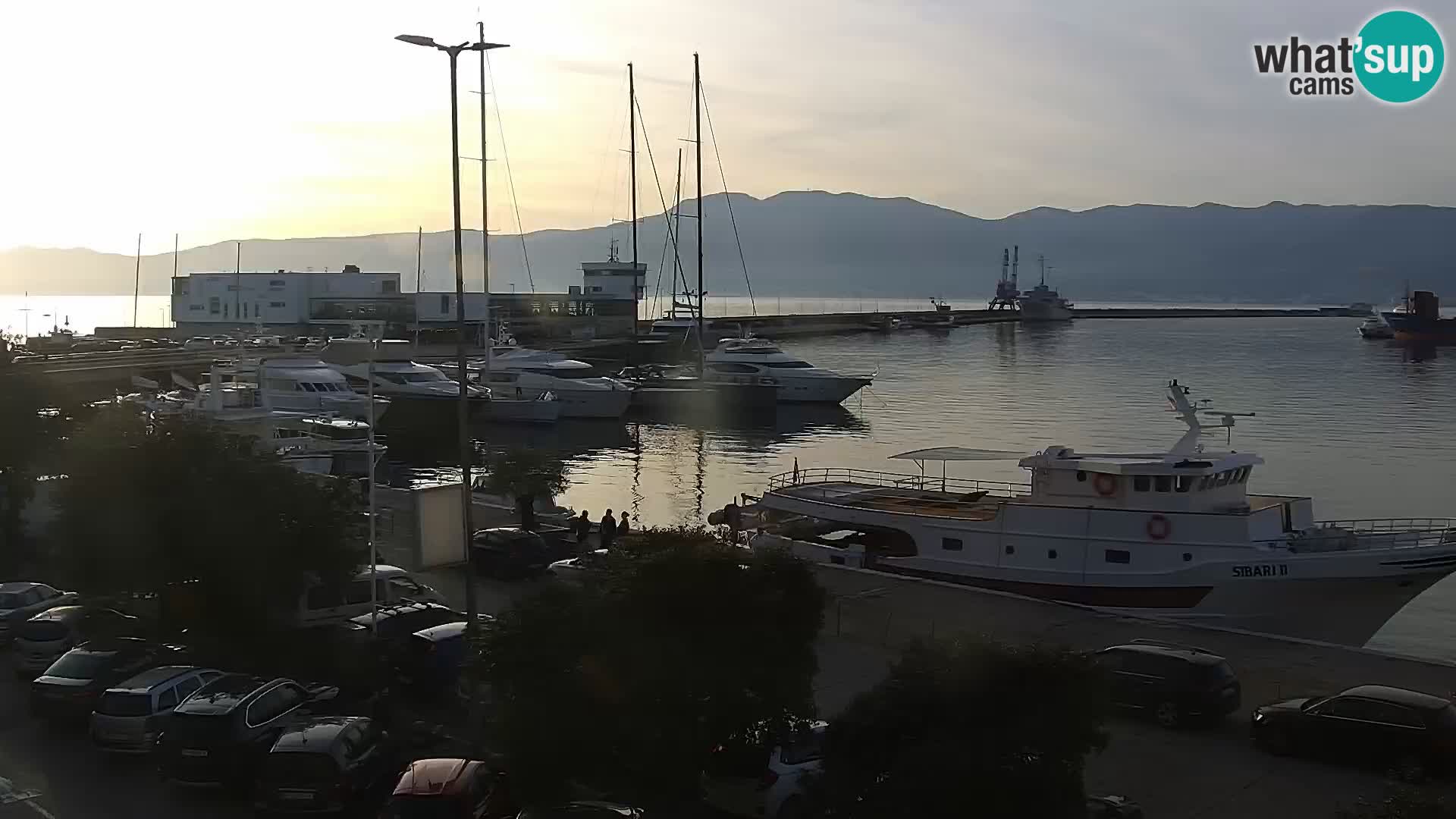 The Riva and Marina in Rijeka – Live Webcam Croatia