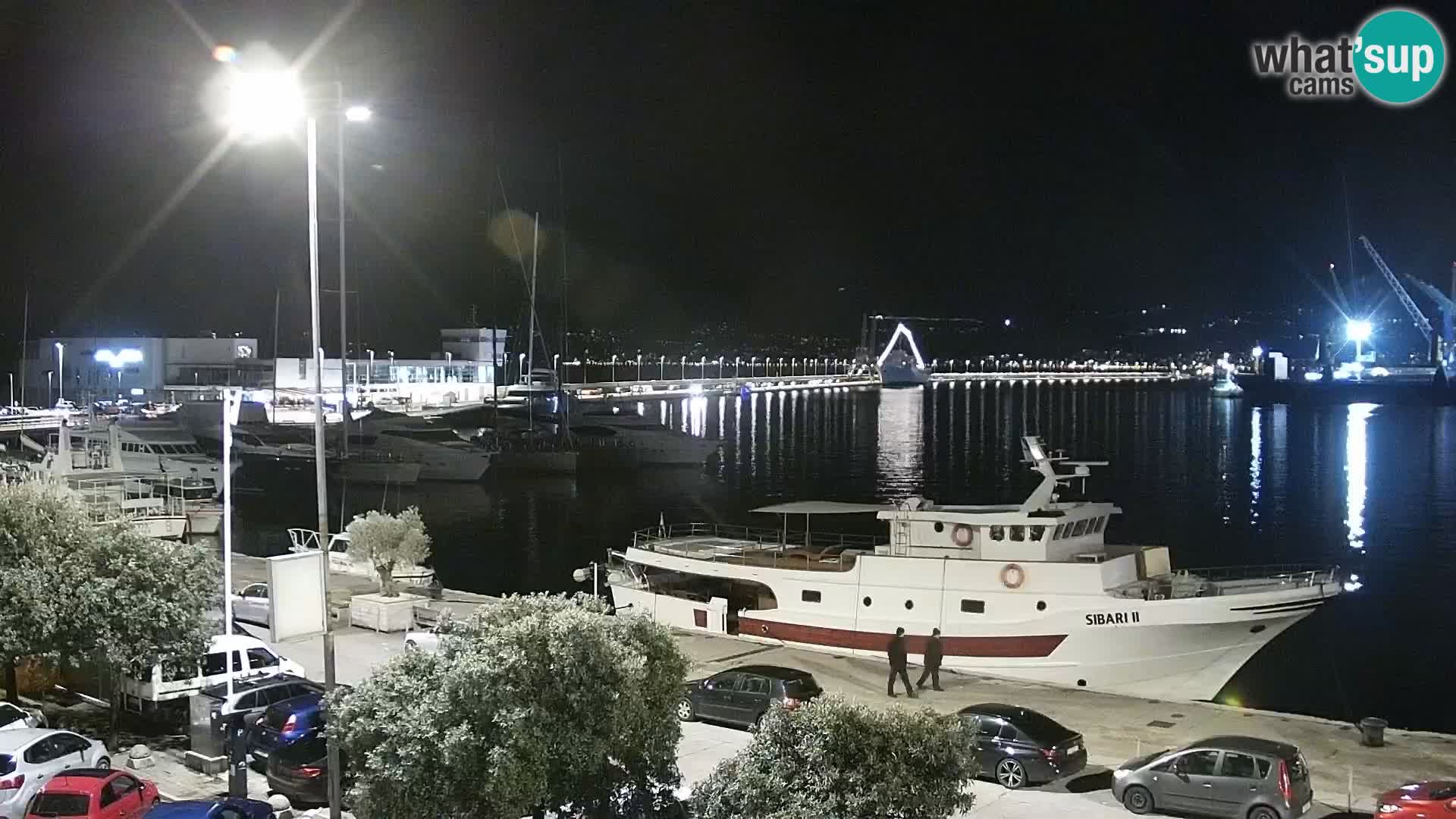 Riva i Marina u Rijeci – Web kamera uživo u Hrvatskoj