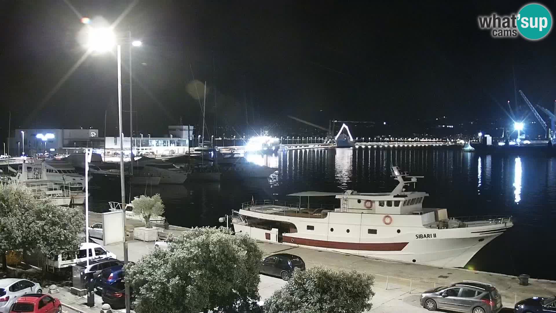 La Riva e la Marina a Rijeka (Fiume) – Live Webcam Croazia