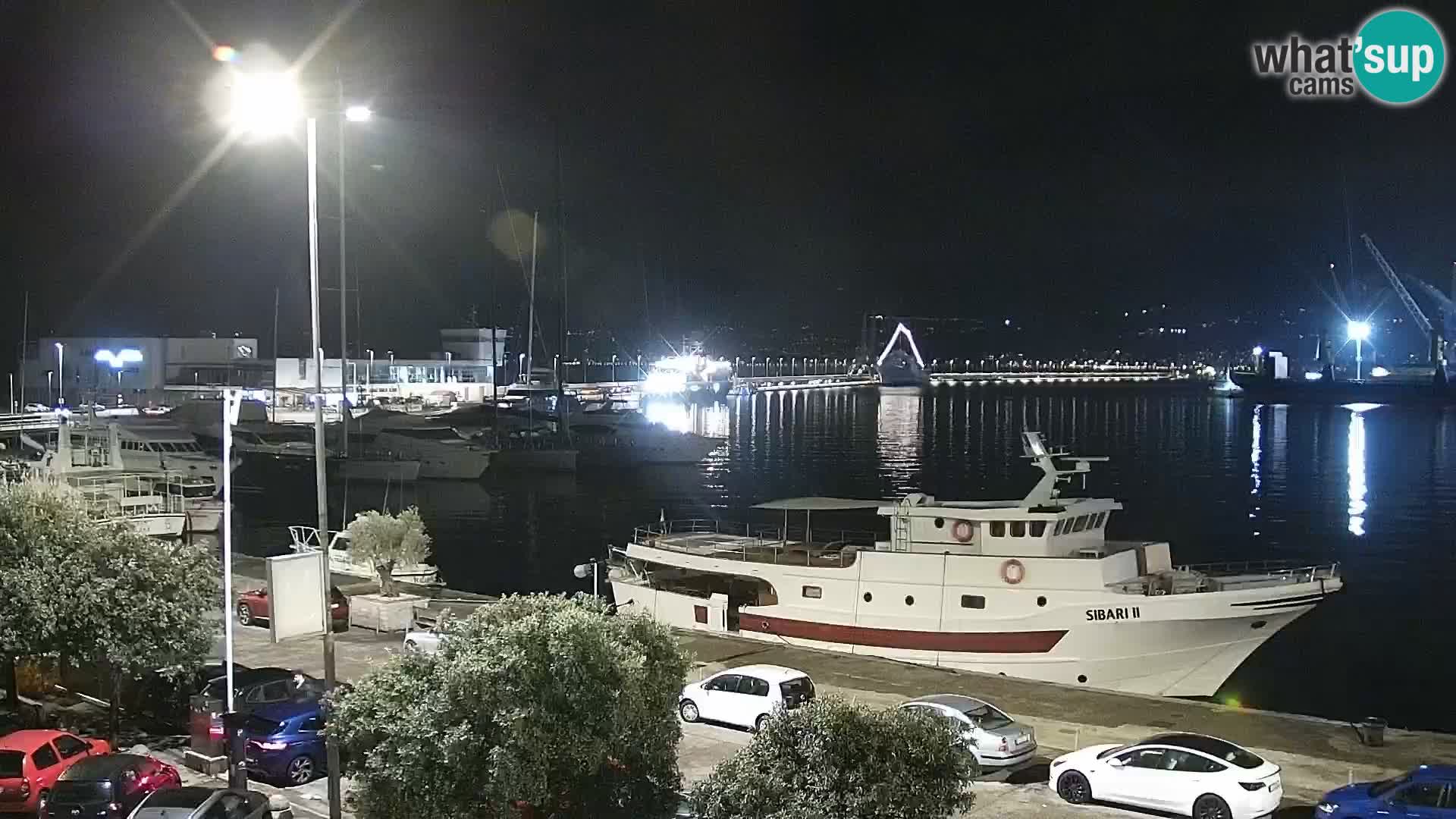 Riva i Marina u Rijeci – Web kamera uživo u Hrvatskoj