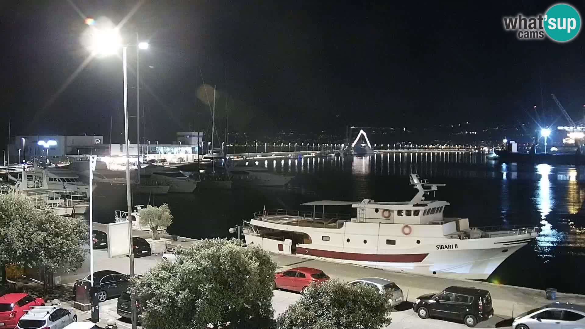 La Riva e la Marina a Rijeka (Fiume) – Live Webcam Croazia