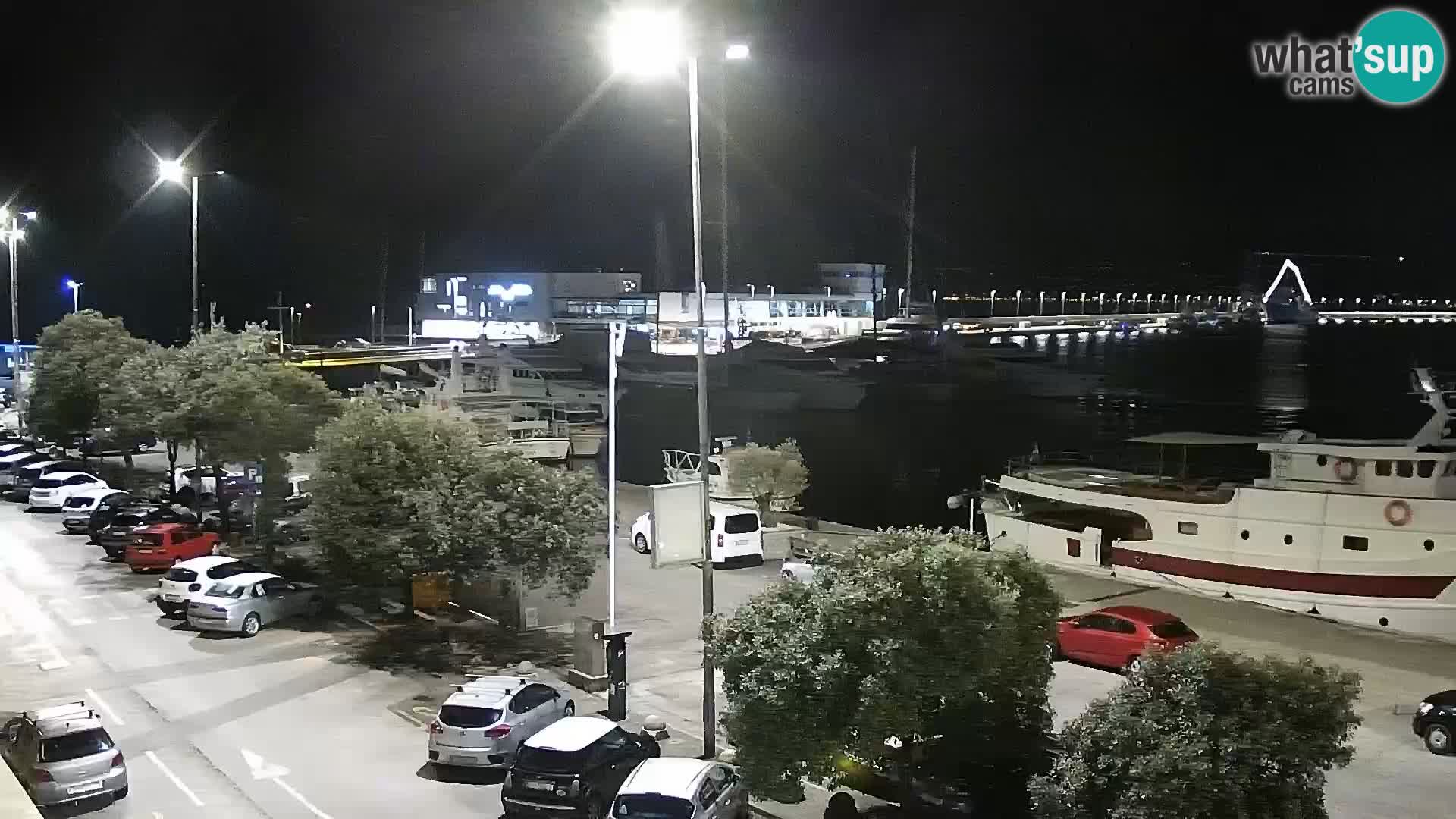 La Riva et Marina à Rijeka – Live Webcam Croatie
