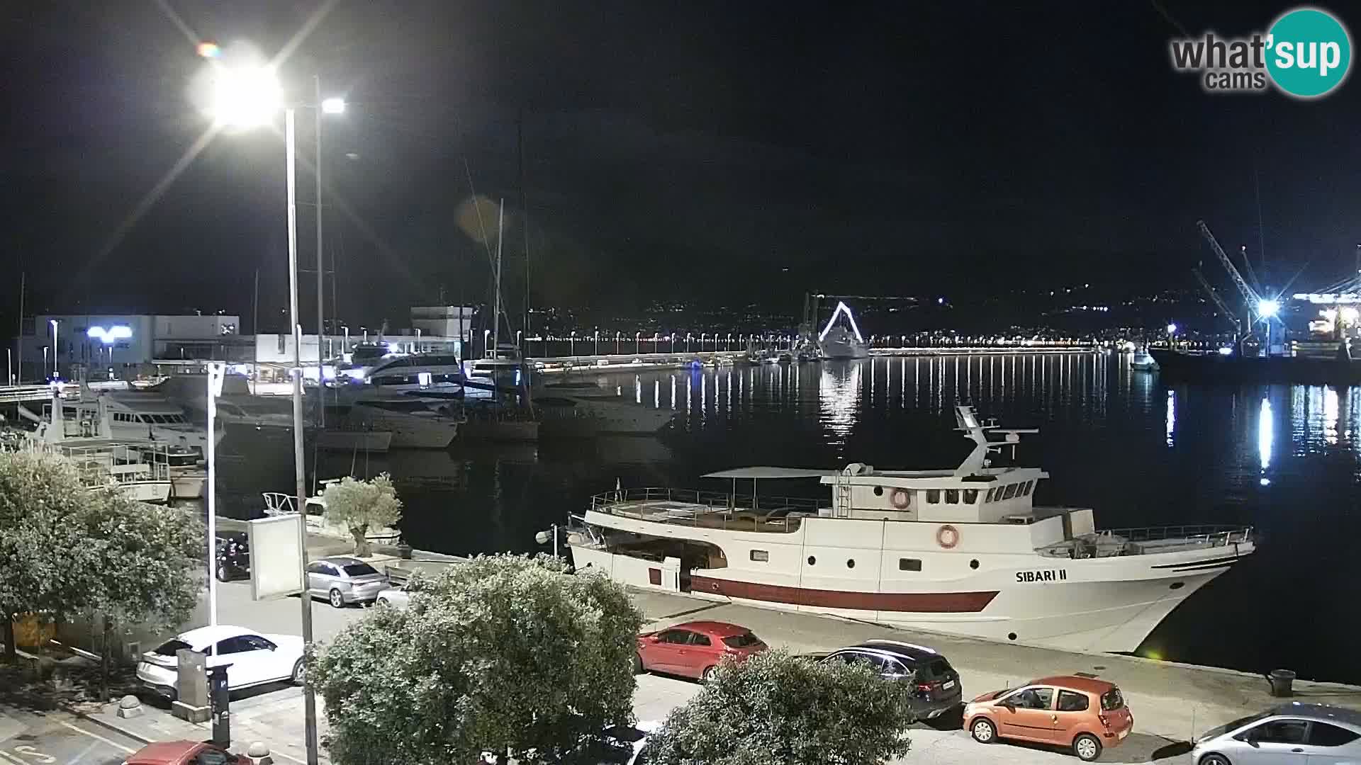 La Riva e la Marina a Rijeka (Fiume) – Live Webcam Croazia