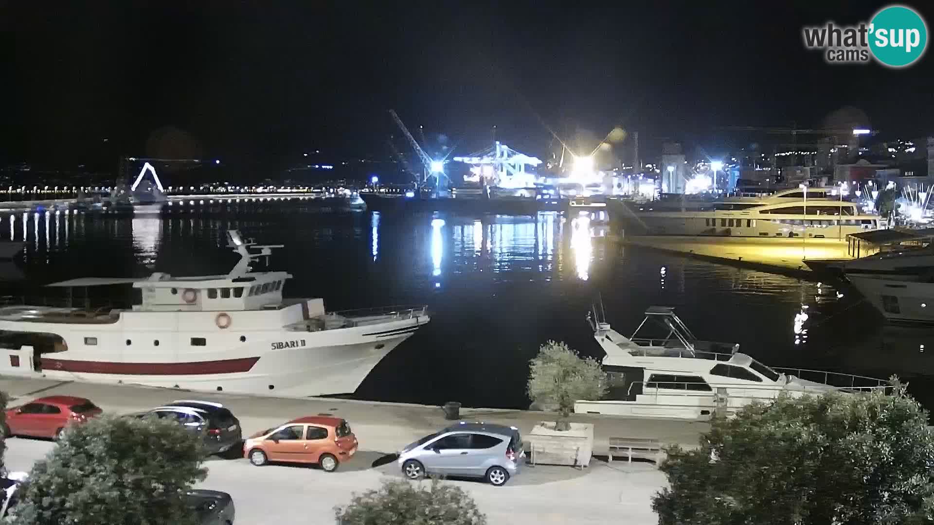 Die Riva und Marina in Rijeka – Live Webcam Kroatien
