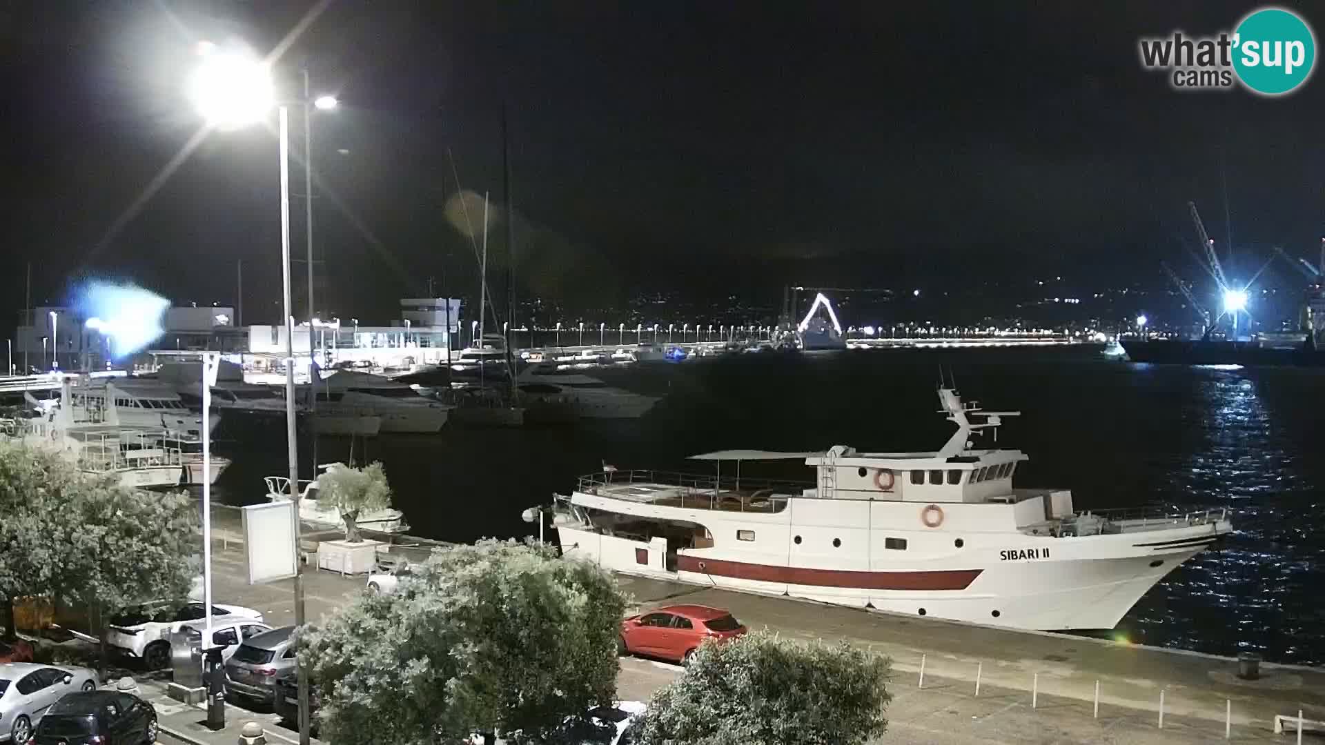 Riva i Marina u Rijeci – Web kamera uživo u Hrvatskoj