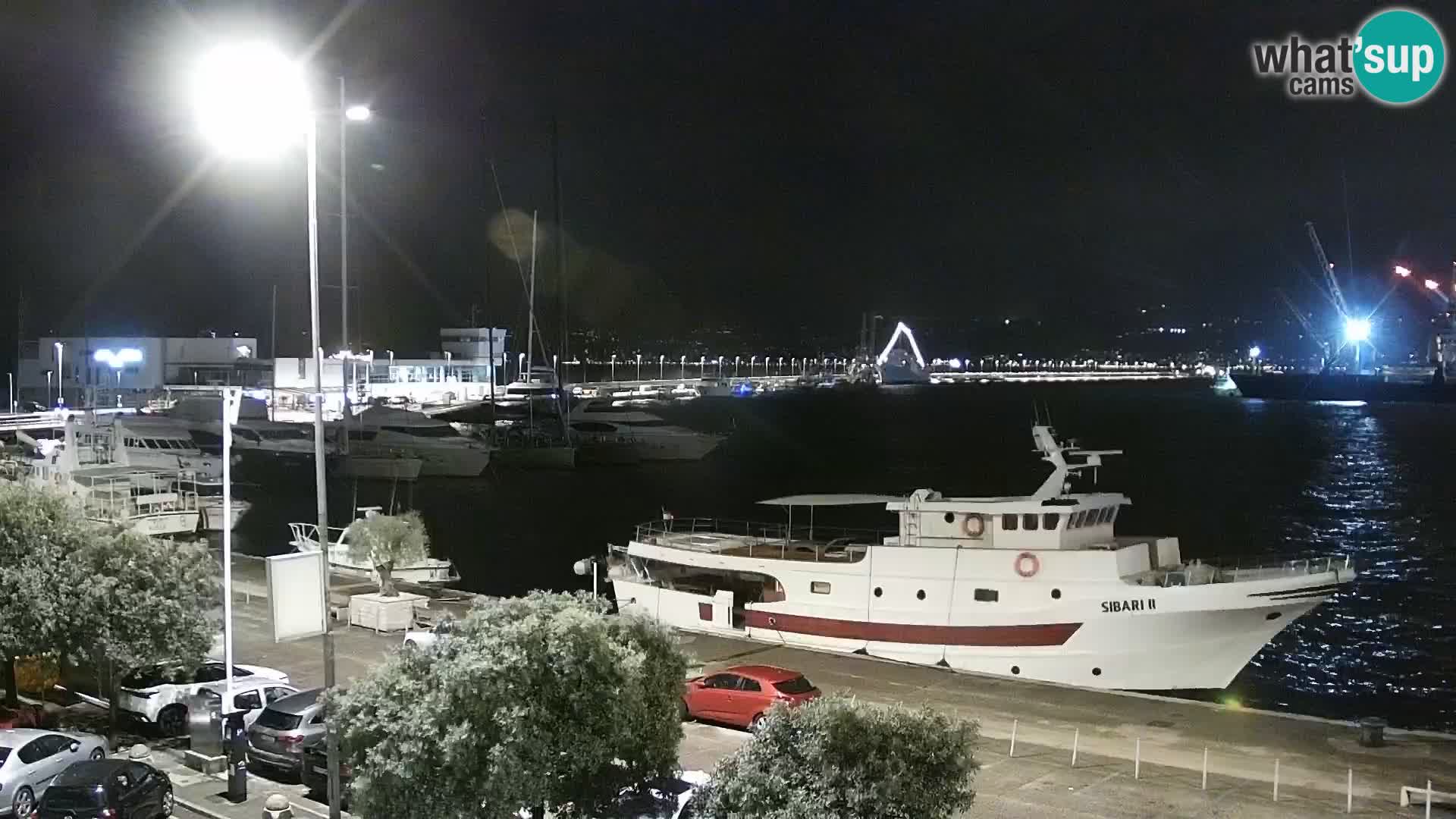 Die Riva und Marina in Rijeka – Live Webcam Kroatien