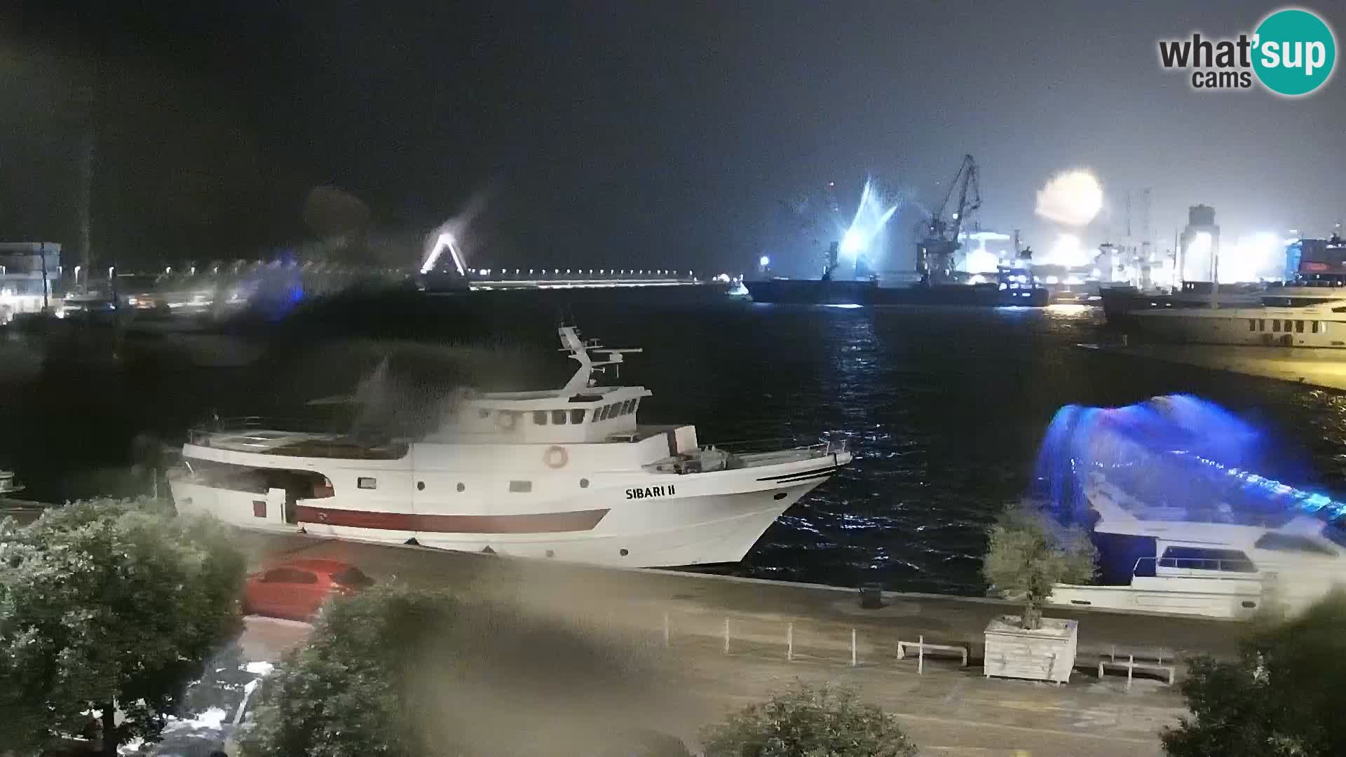 The Riva and Marina in Rijeka  – Live Webcam Croatia