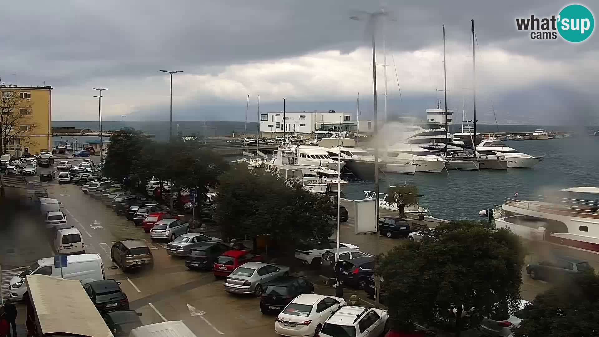 The Riva and Marina in Rijeka – Live Webcam Croatia