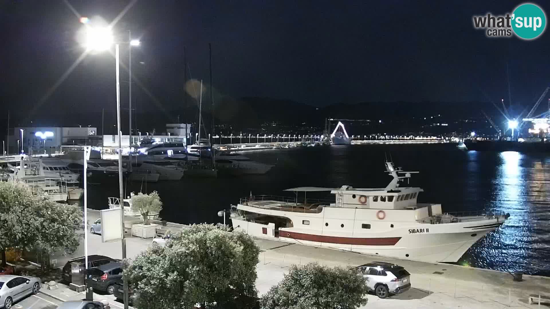 Riva i Marina u Rijeci – Web kamera uživo u Hrvatskoj