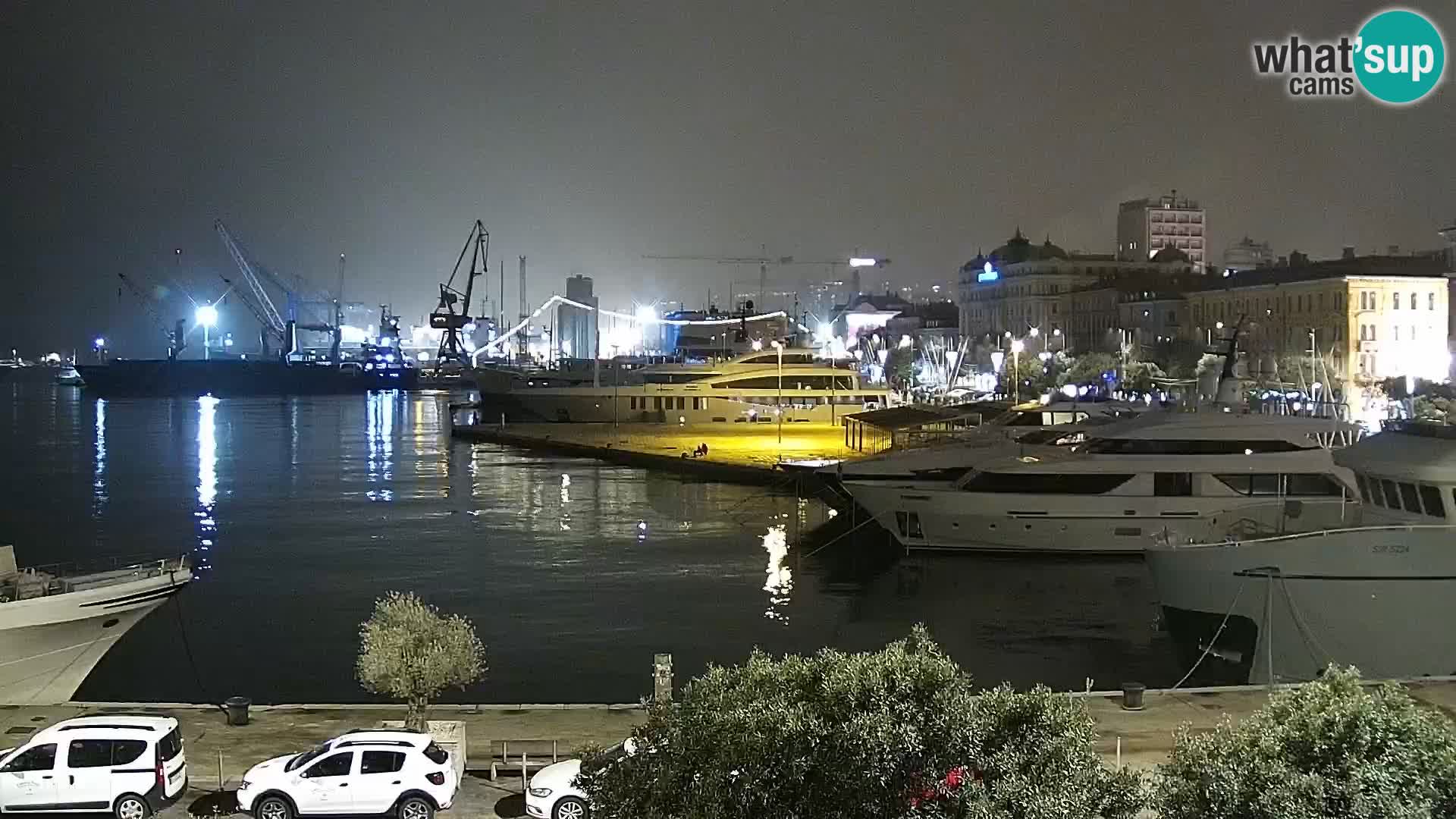 La Riva e la Marina a Rijeka (Fiume) – Live Webcam Croazia