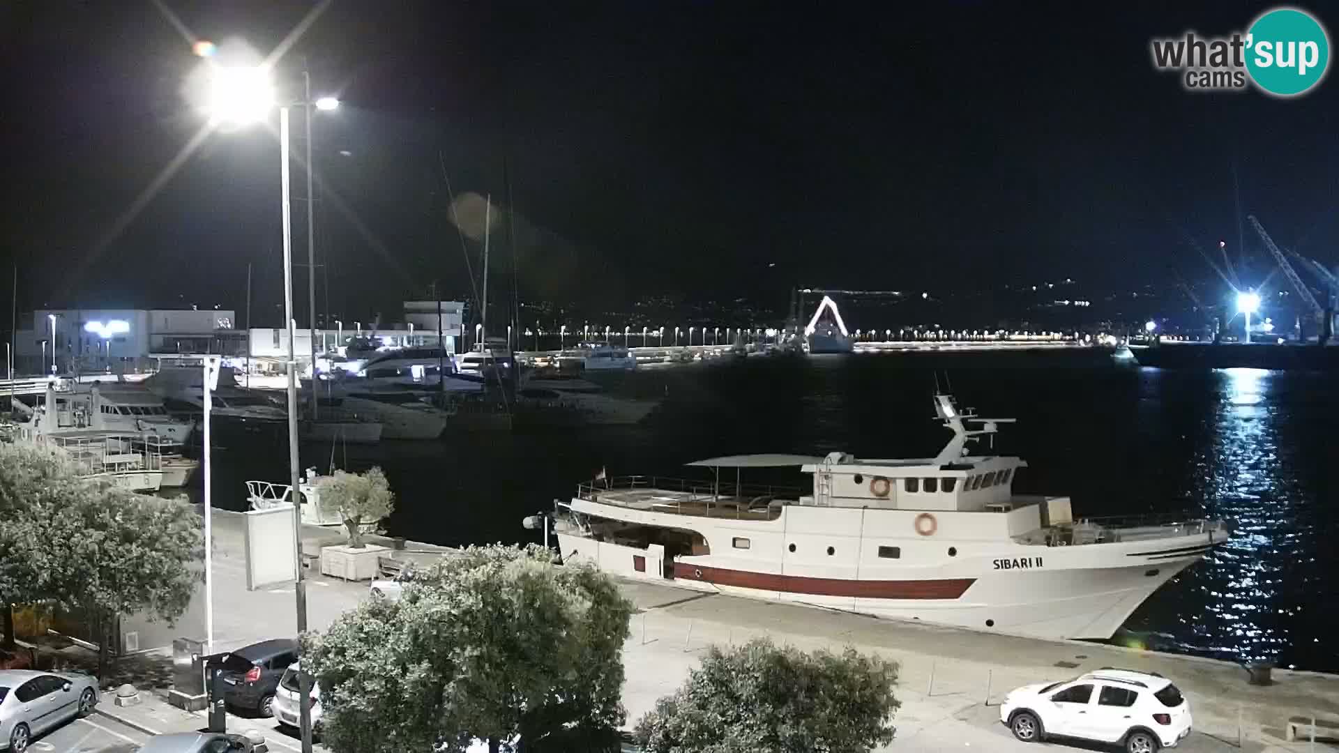 The Riva and Marina in Rijeka  – Live Webcam Croatia