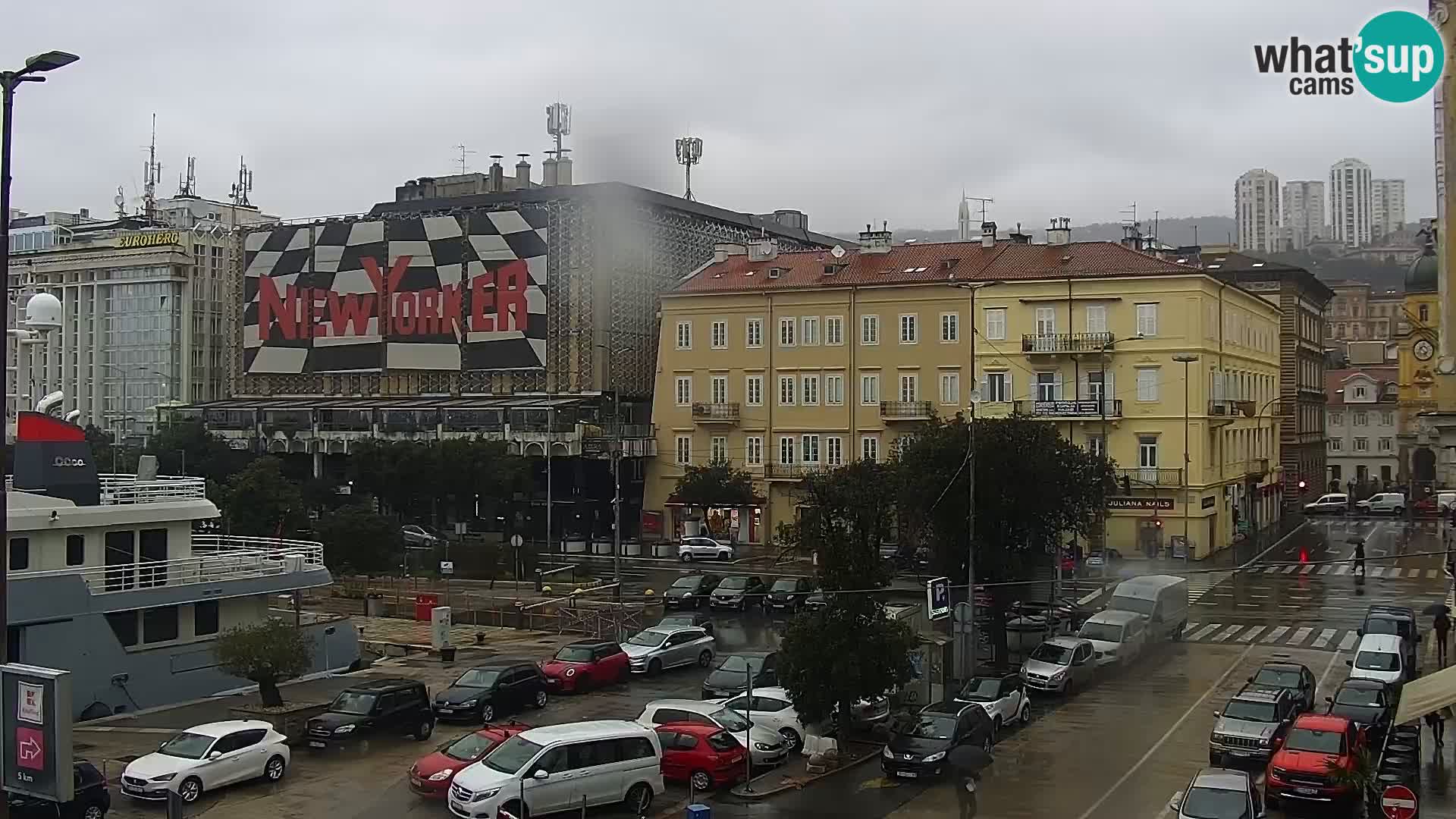 La Riva e la Marina a Rijeka (Fiume) – Live Webcam Croazia