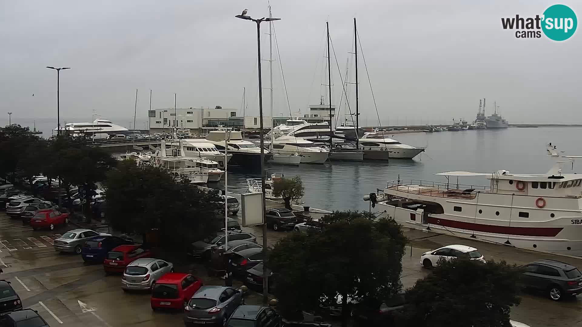The Riva and Marina in Rijeka  – Live Webcam Croatia