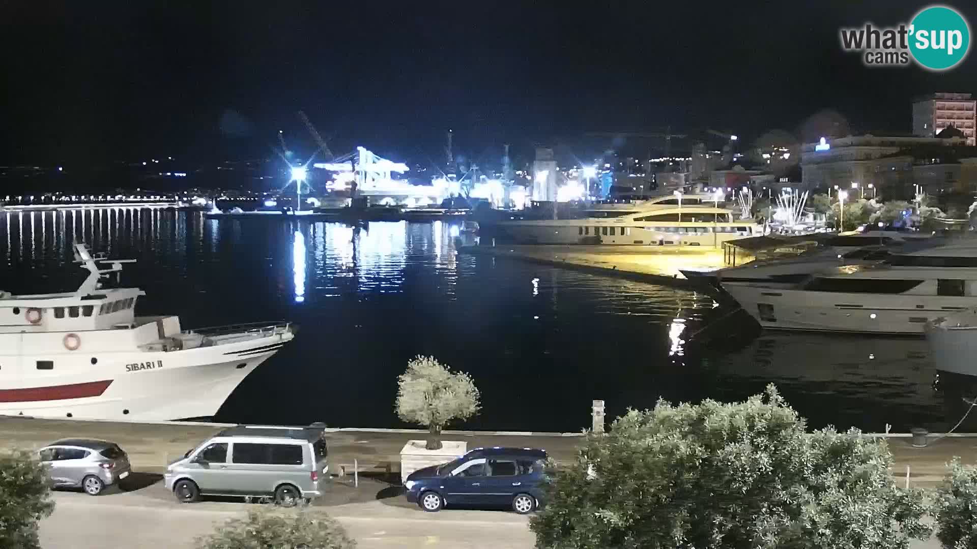 Riva i Marina u Rijeci – Web kamera uživo u Hrvatskoj