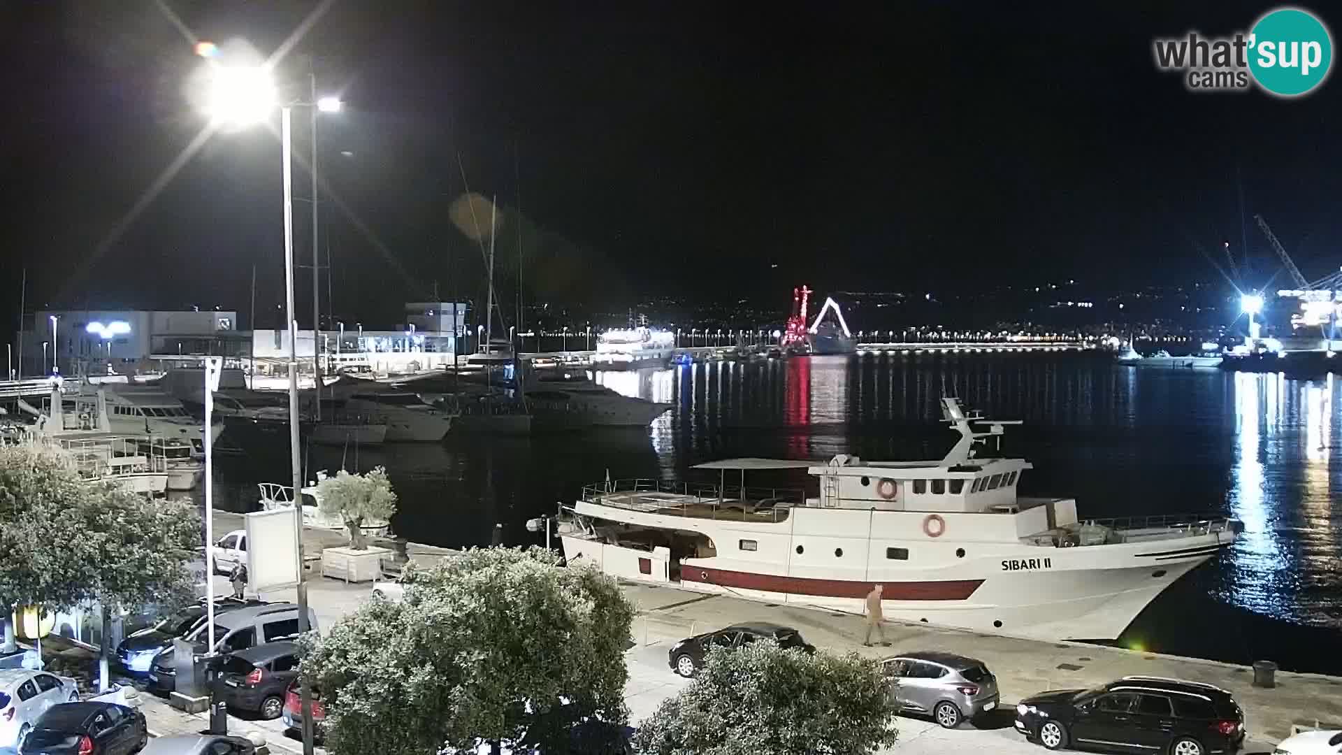 Riva i Marina u Rijeci – Web kamera uživo u Hrvatskoj