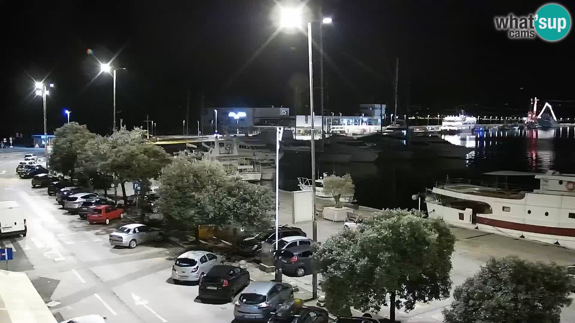La Riva et Marina à Rijeka – Live Webcam Croatie
