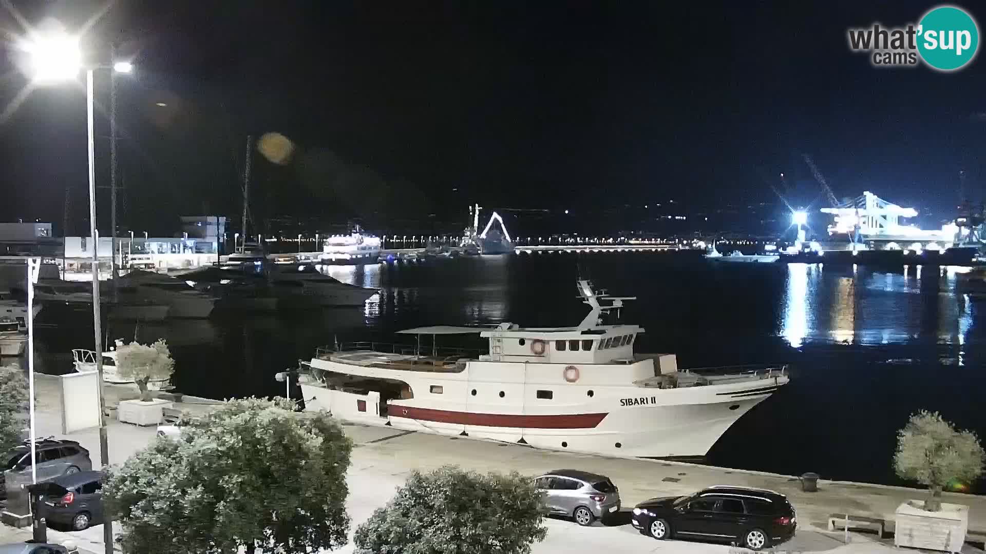 La Riva et Marina à Rijeka – Live Webcam Croatie