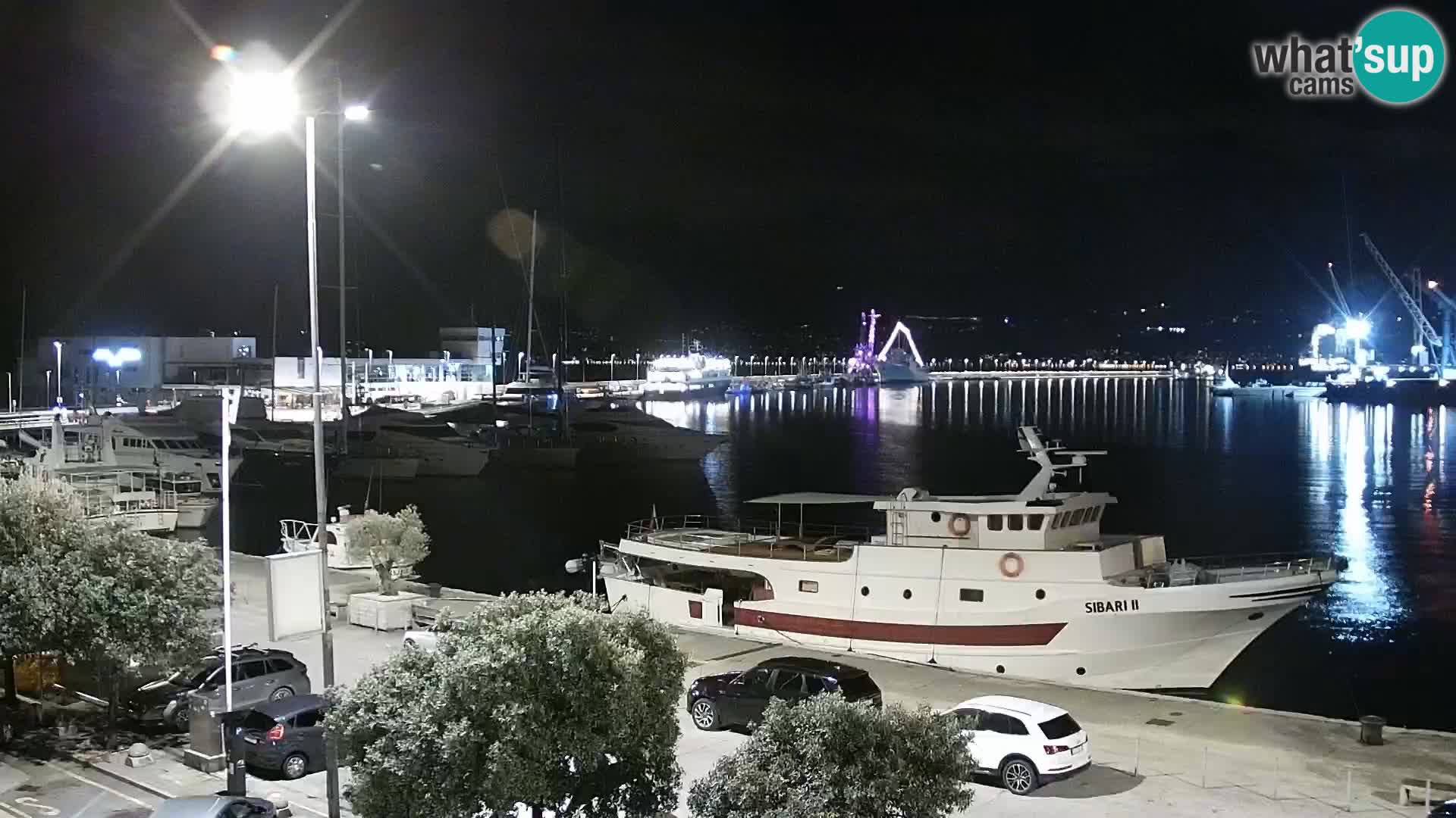 Die Riva und Marina in Rijeka – Live Webcam Kroatien