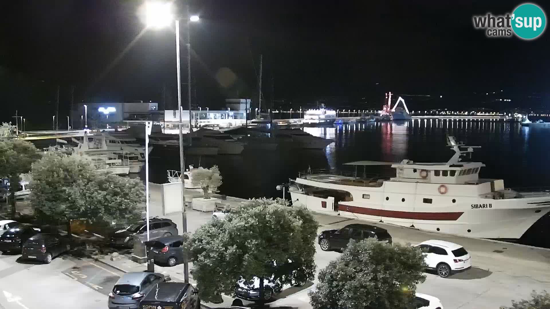La Riva et Marina à Rijeka – Live Webcam Croatie
