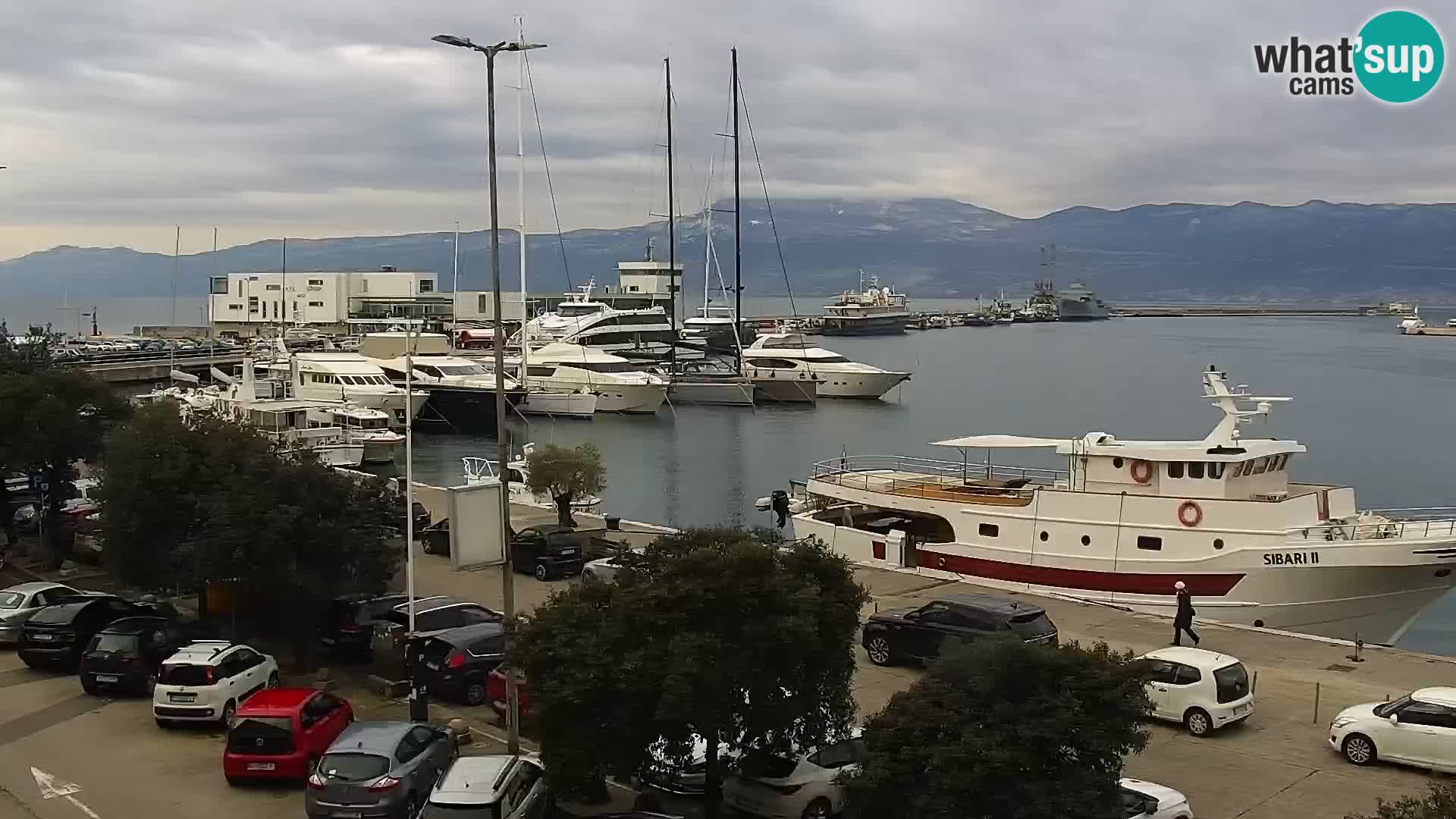 The Riva and Marina in Rijeka  – Live Webcam Croatia