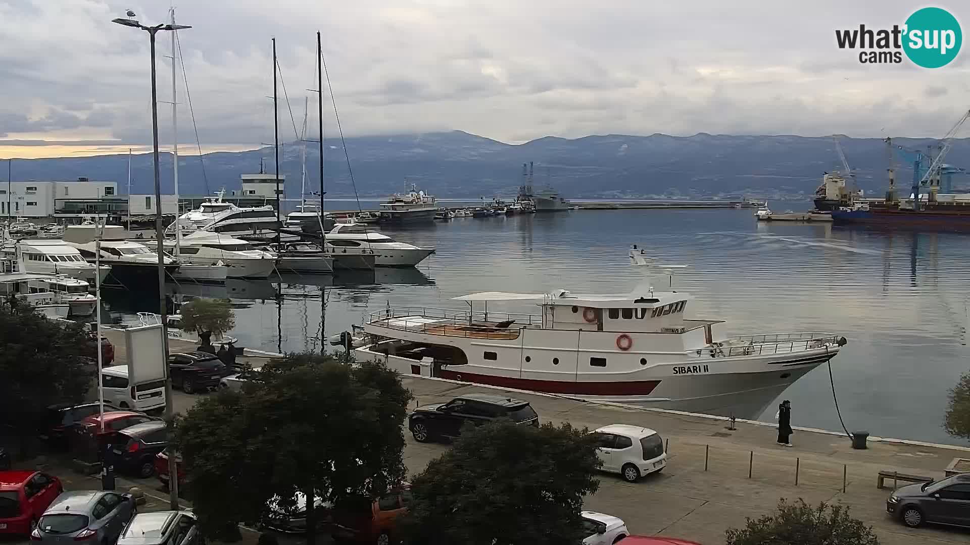 Riva i Marina u Rijeci – Web kamera uživo u Hrvatskoj