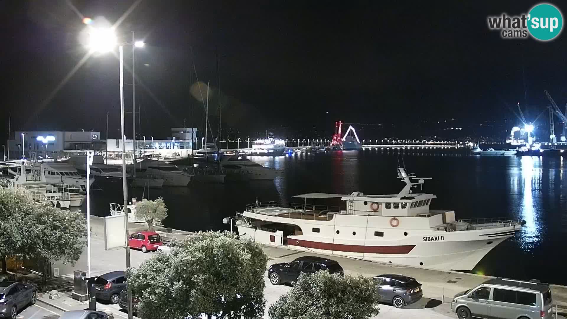 La Riva e la Marina a Rijeka (Fiume) – Live Webcam Croazia