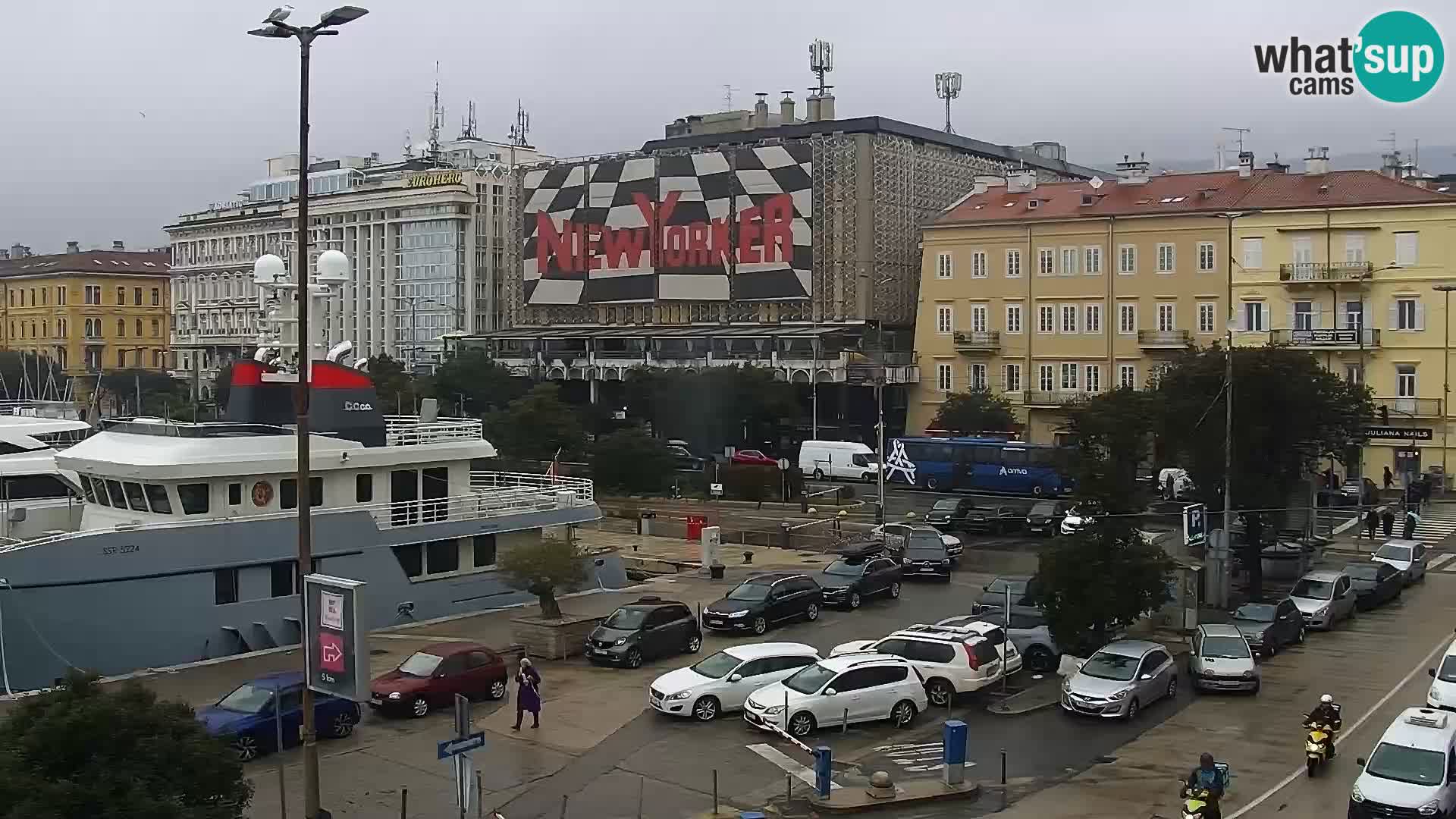 La Riva e la Marina a Rijeka (Fiume) – Live Webcam Croazia