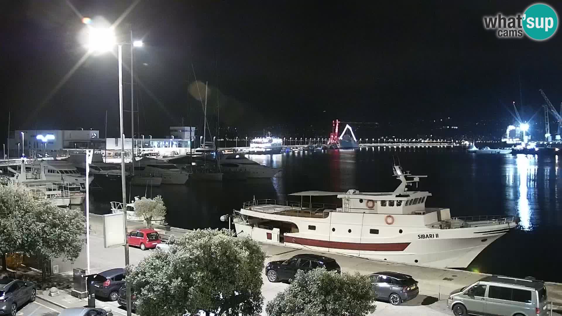 Die Riva und Marina in Rijeka – Live Webcam Kroatien