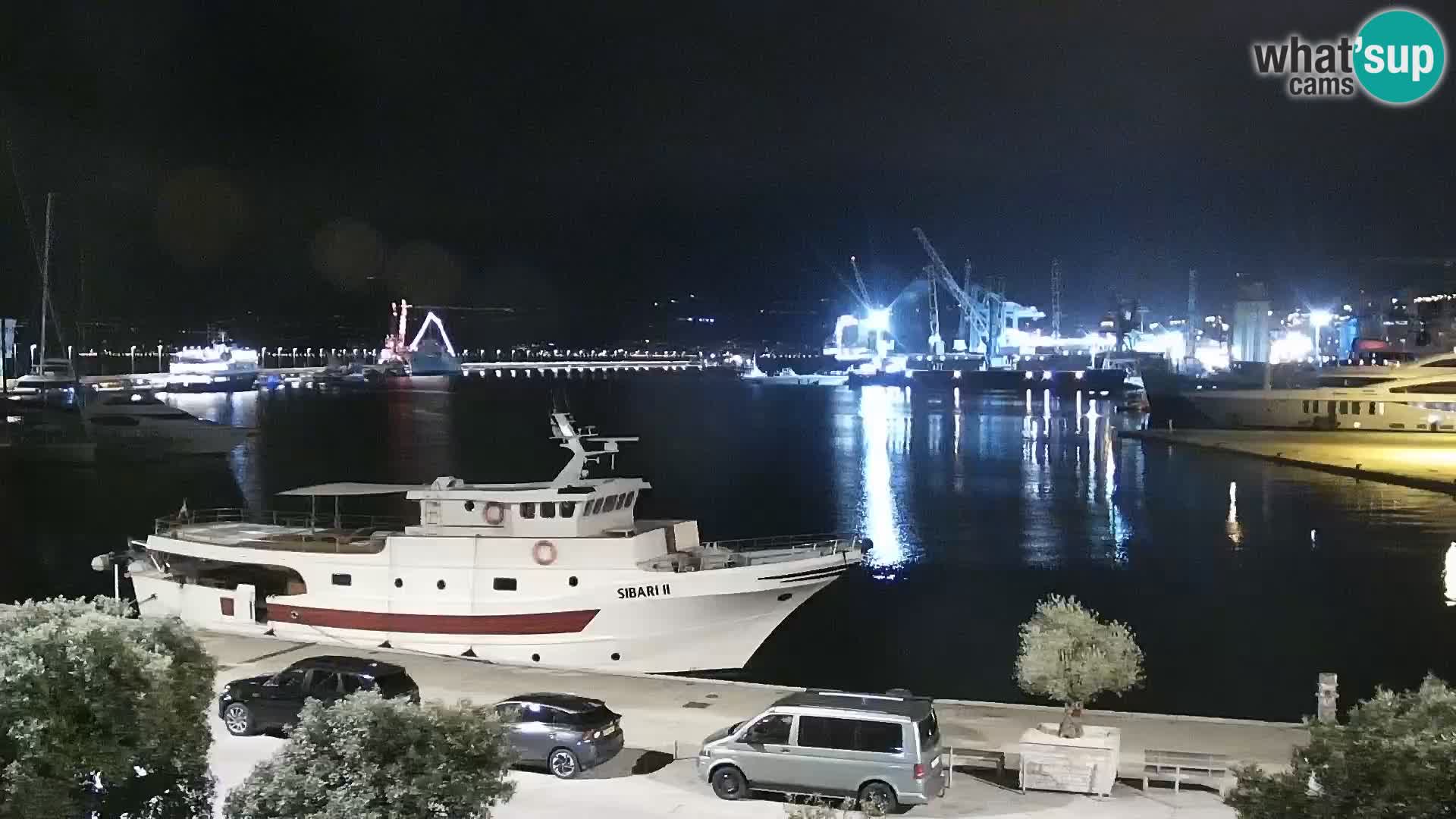 La Riva y Marina en Rijeka – Webcam en vivo Croacia