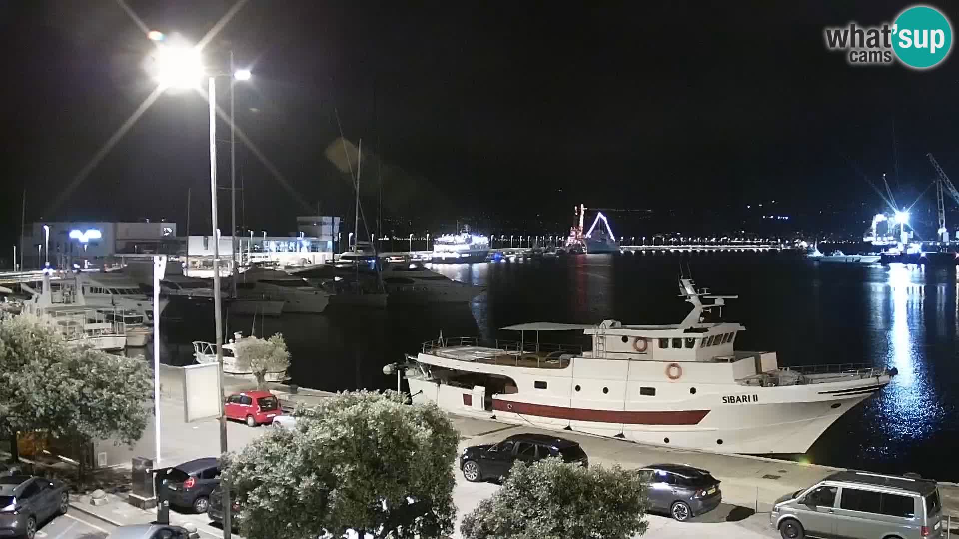 La Riva y Marina en Rijeka – Webcam en vivo Croacia