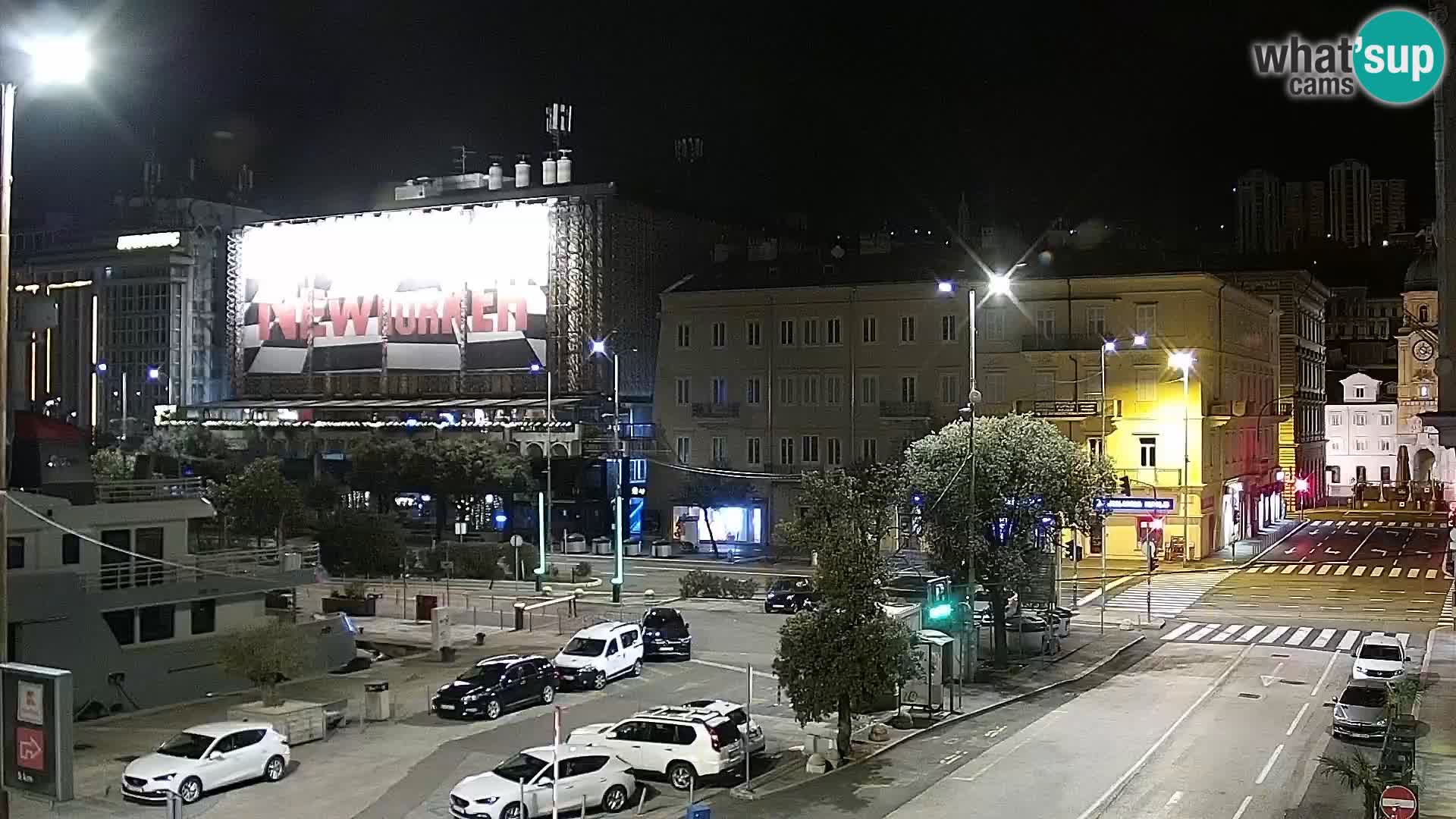 Die Riva und Marina in Rijeka – Live Webcam Kroatien