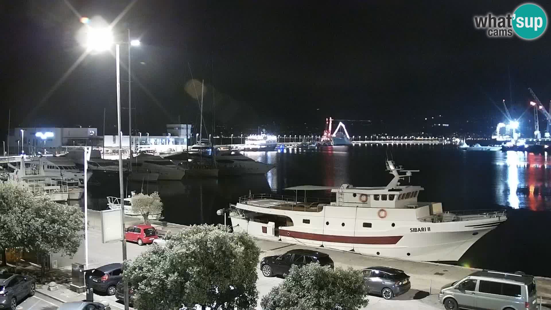 The Riva and Marina in Rijeka  – Live Webcam Croatia