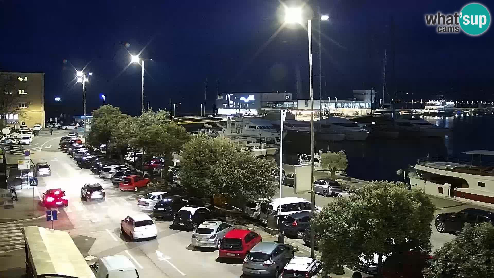 The Riva and Marina in Rijeka  – Live Webcam Croatia