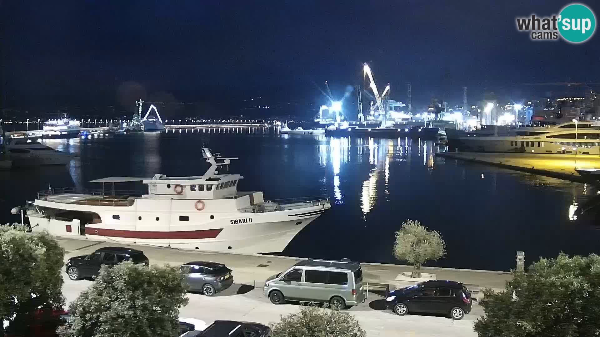 The Riva and Marina in Rijeka  – Live Webcam Croatia