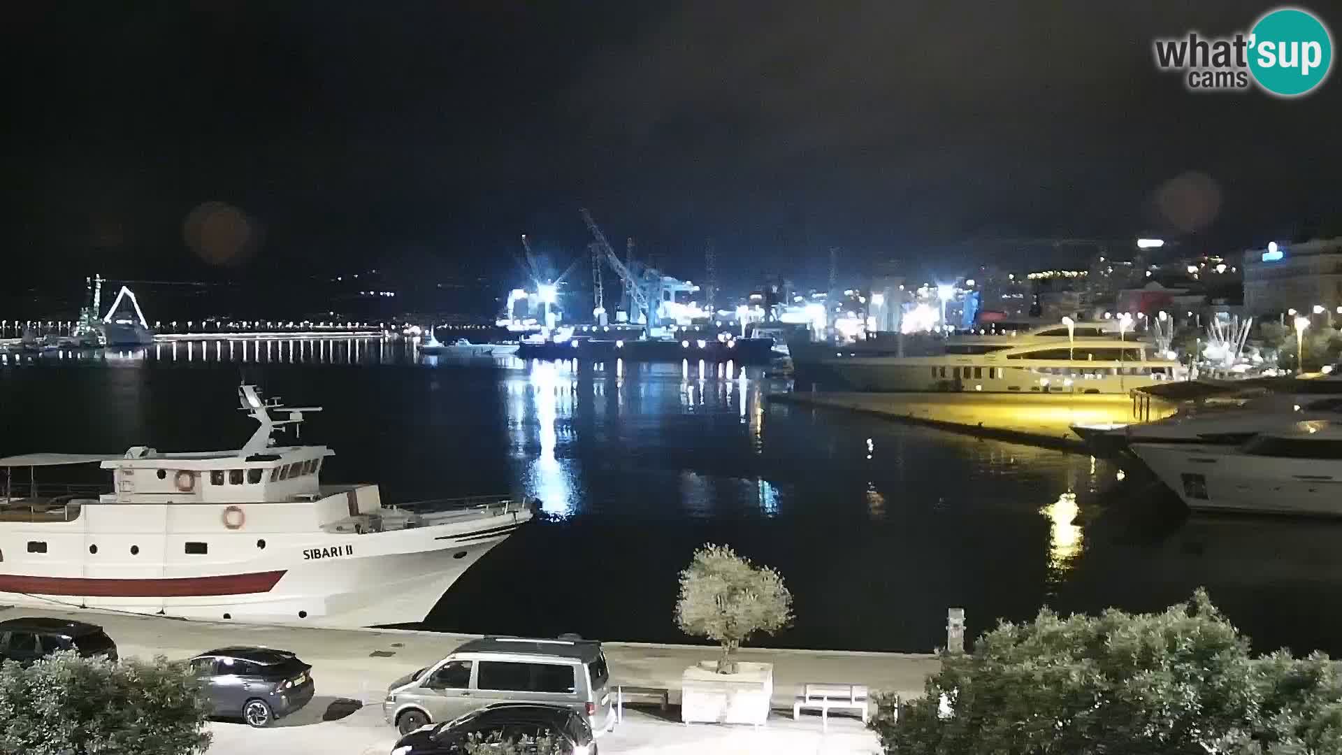 La Riva et Marina à Rijeka – Live Webcam Croatie