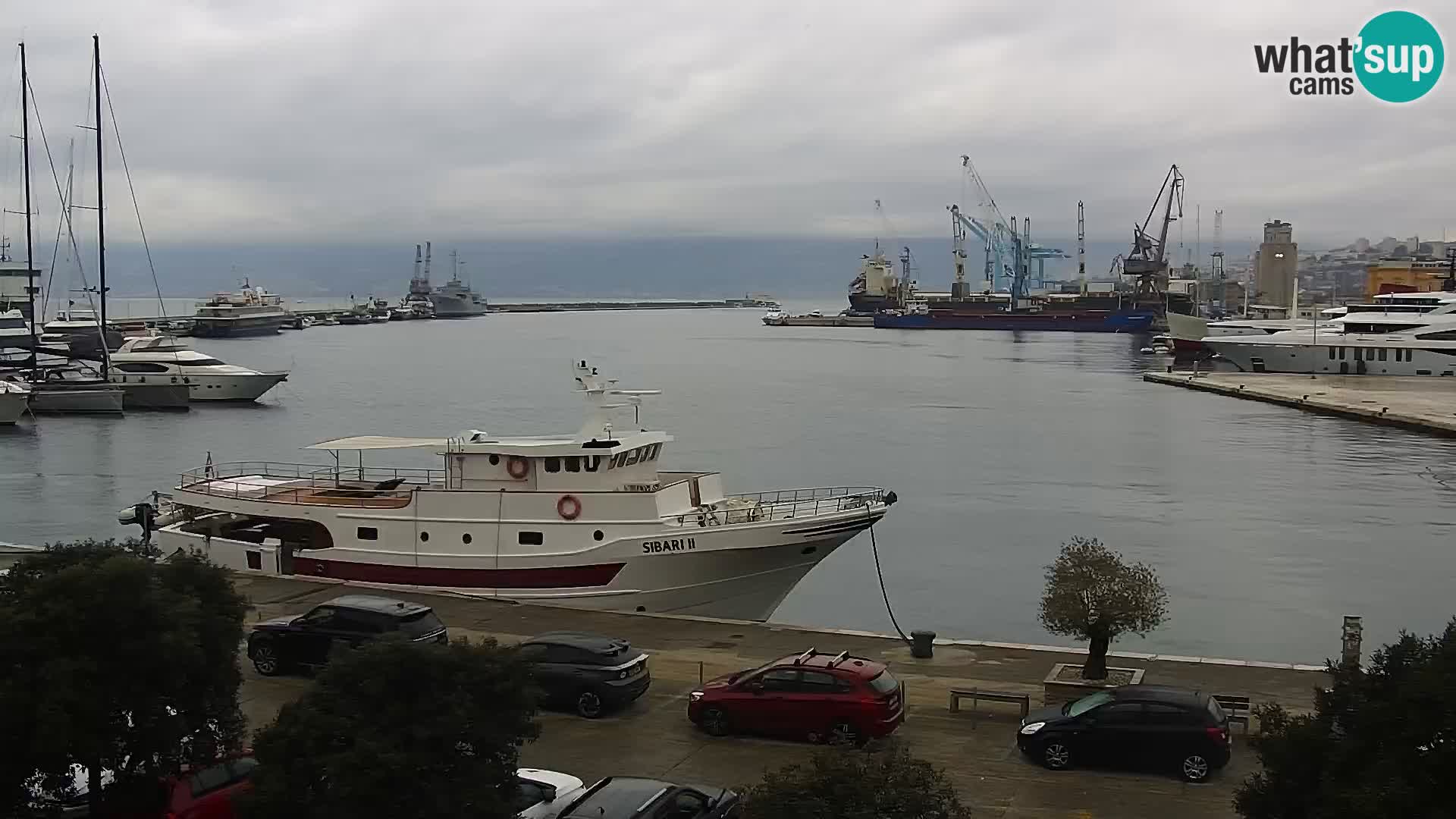 Riva i Marina u Rijeci – Web kamera uživo u Hrvatskoj