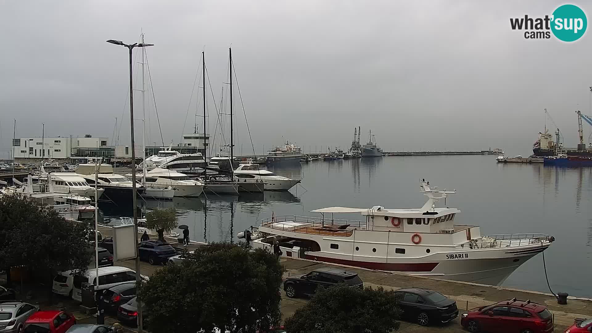 Riva in Marina v Reki – Spletna kamera v živo Hrvaška