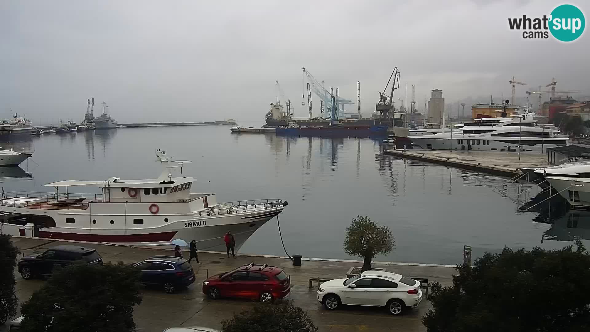 Riva i Marina u Rijeci – Web kamera uživo u Hrvatskoj