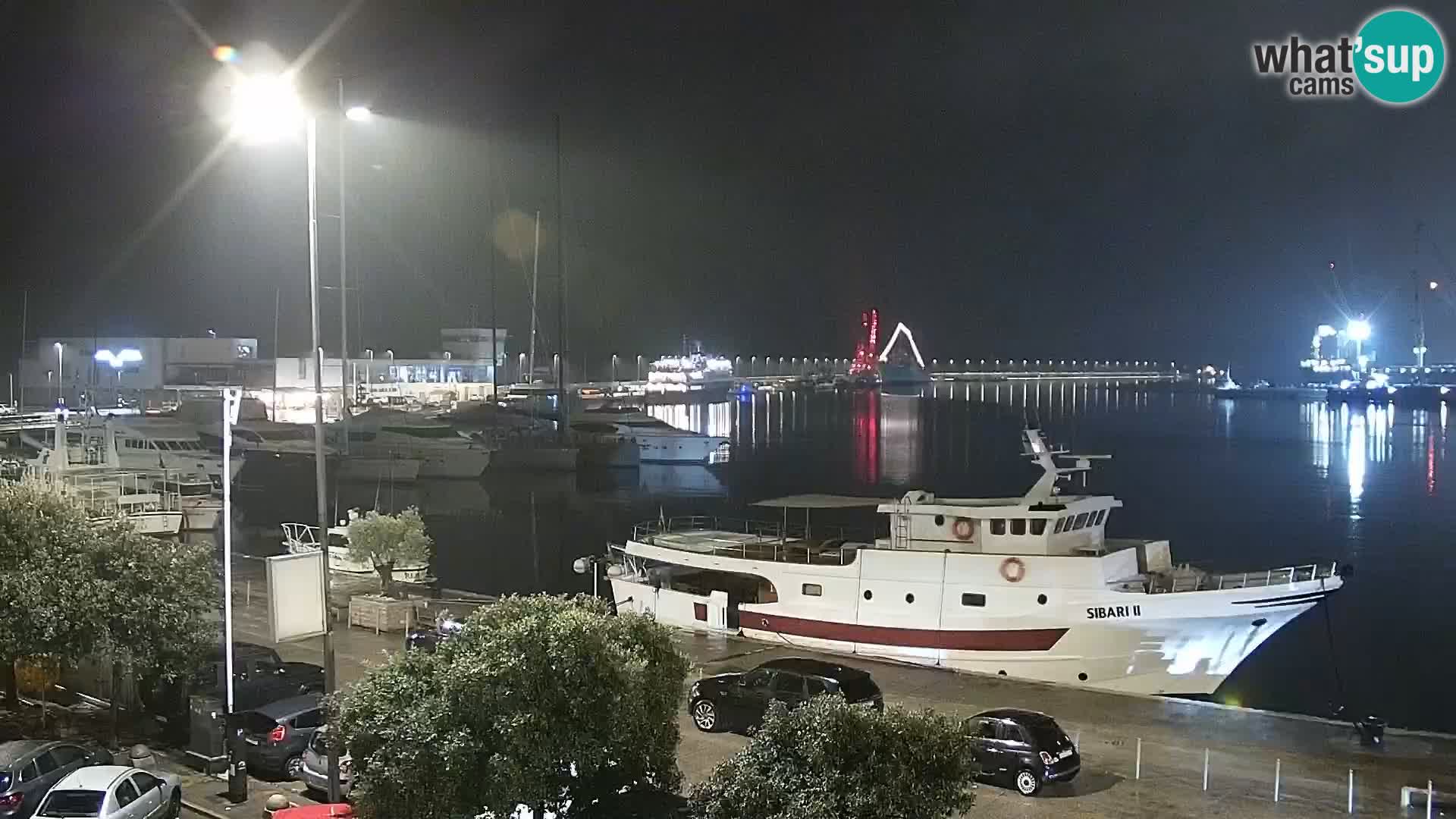 La Riva y Marina en Rijeka – Webcam en vivo Croacia