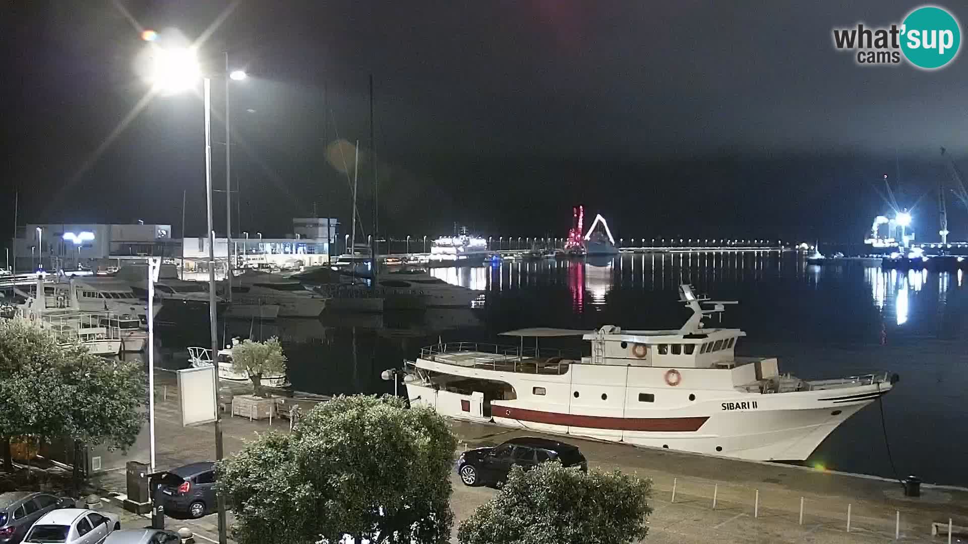 La Riva et Marina à Rijeka – Live Webcam Croatie