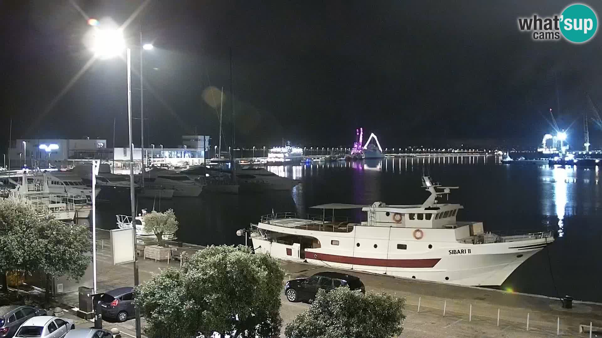 La Riva et Marina à Rijeka – Live Webcam Croatie