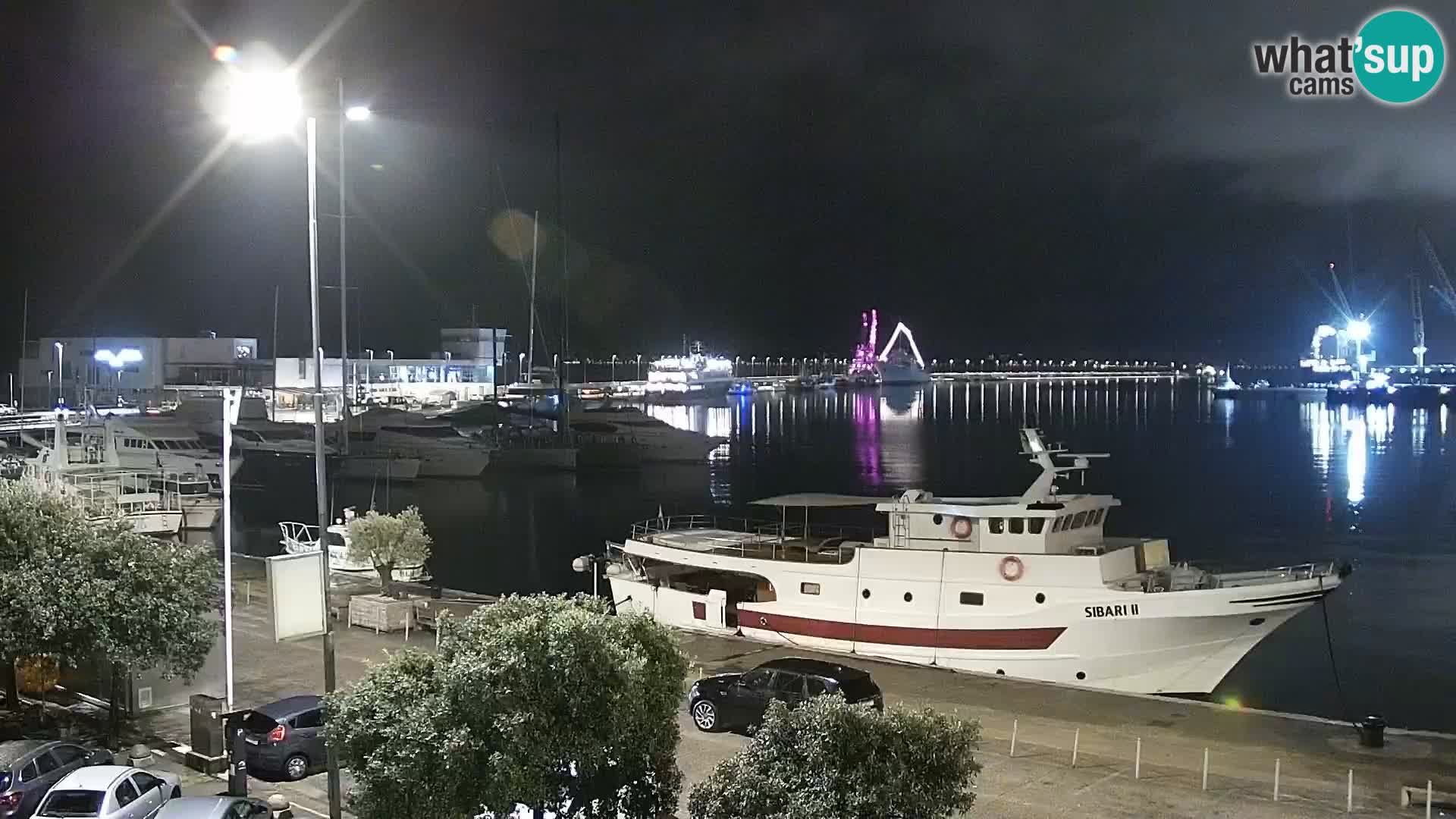 La Riva y Marina en Rijeka – Webcam en vivo Croacia