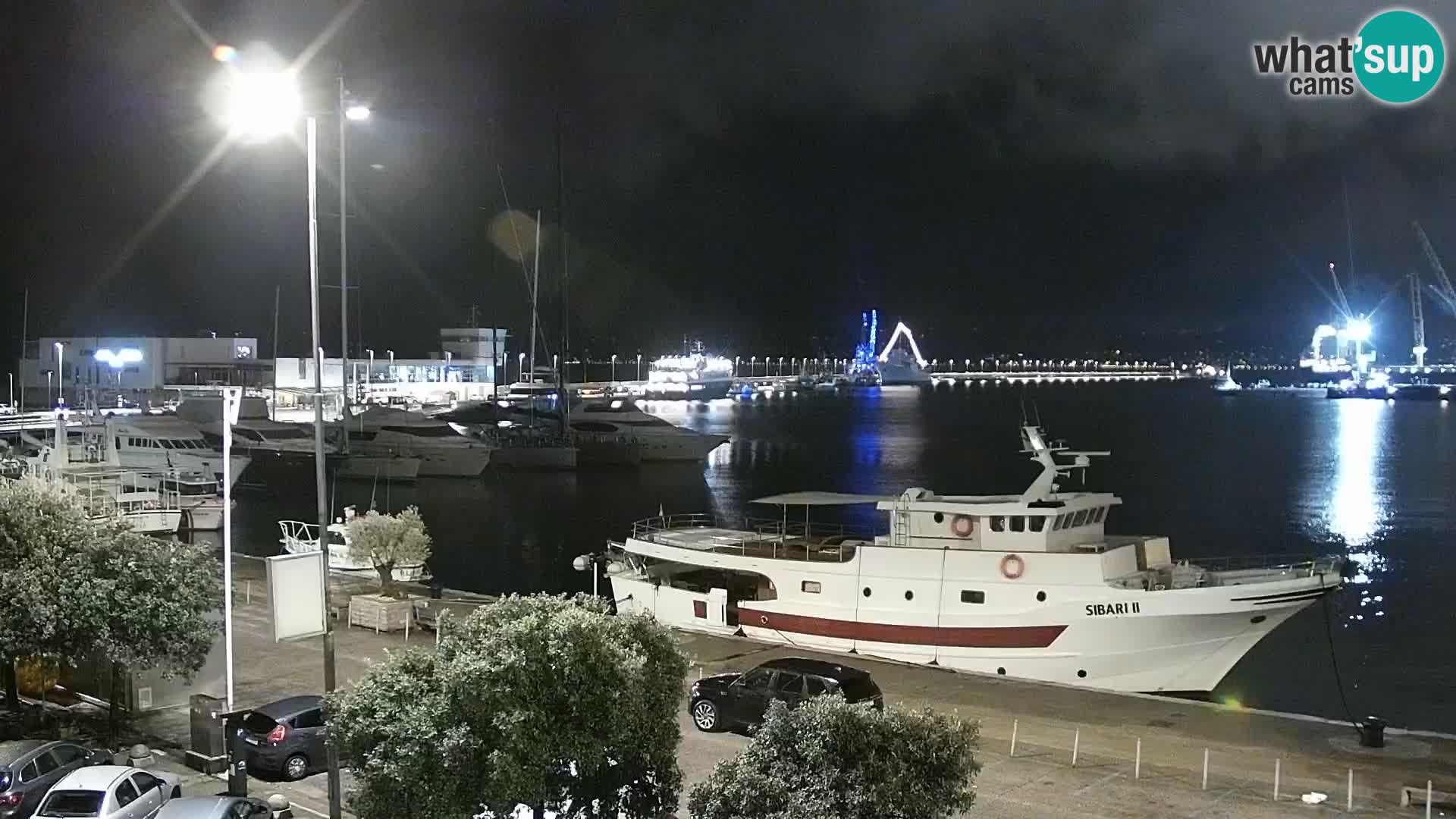 Riva i Marina u Rijeci – Web kamera uživo u Hrvatskoj