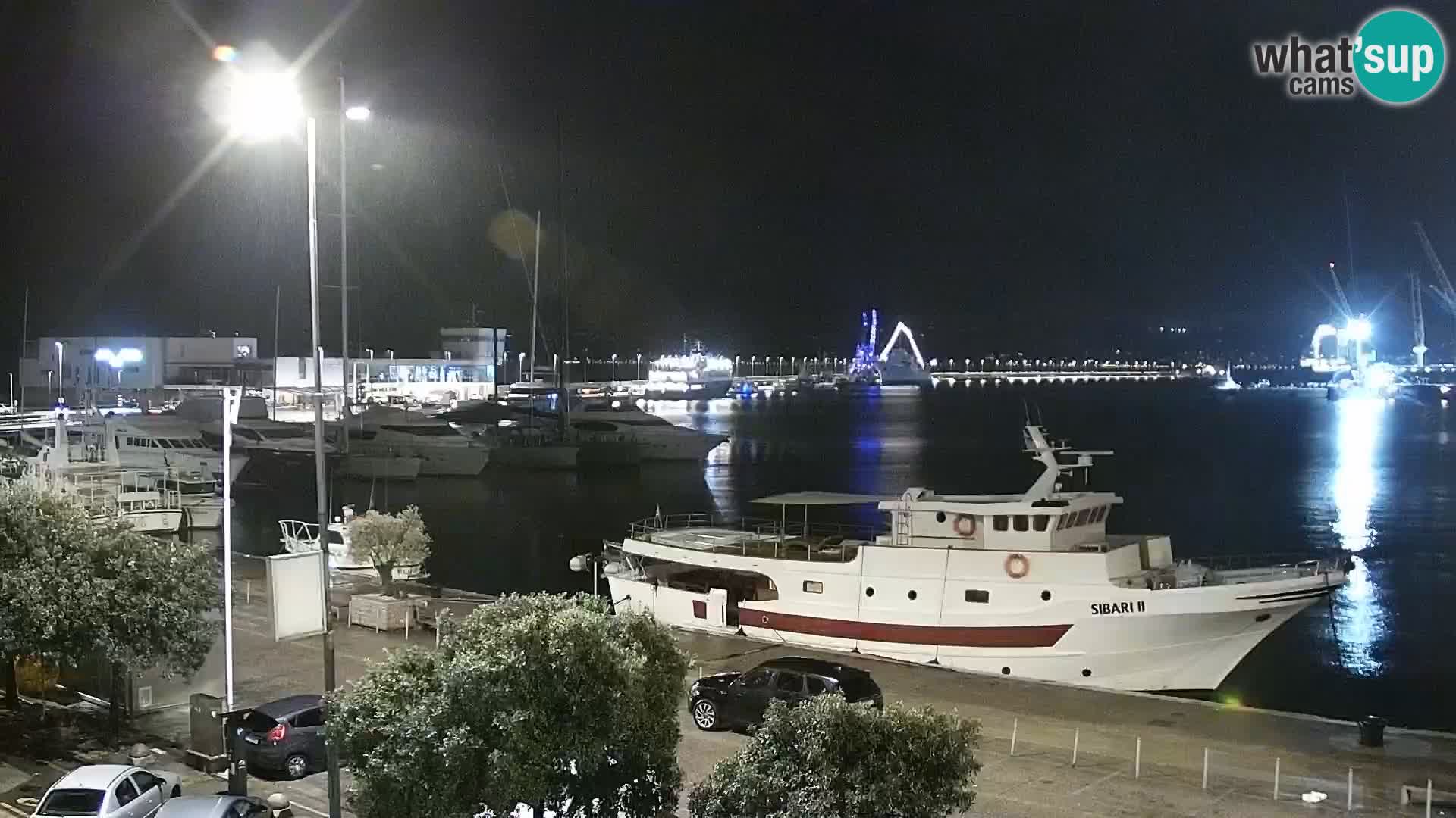 La Riva e la Marina a Rijeka (Fiume) – Live Webcam Croazia