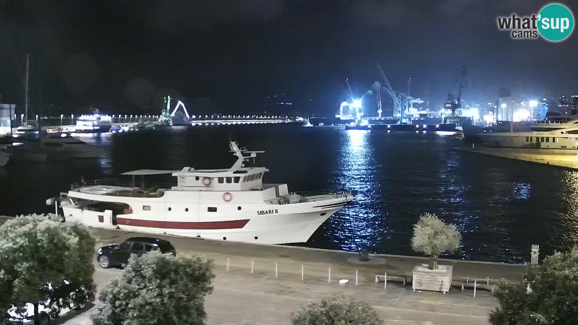 La Riva y Marina en Rijeka – Webcam en vivo Croacia