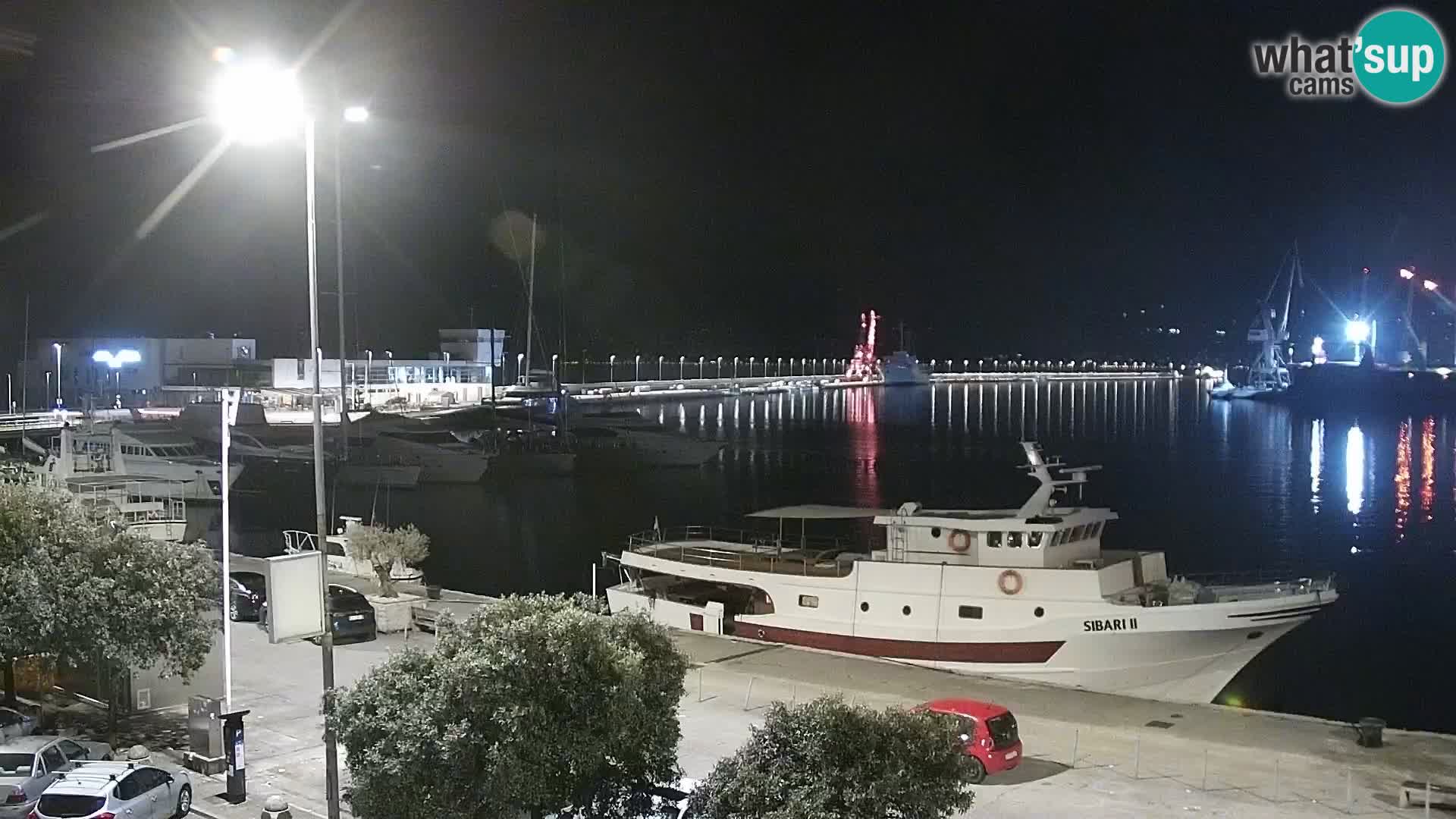 The Riva and Marina in Rijeka  – Live Webcam Croatia