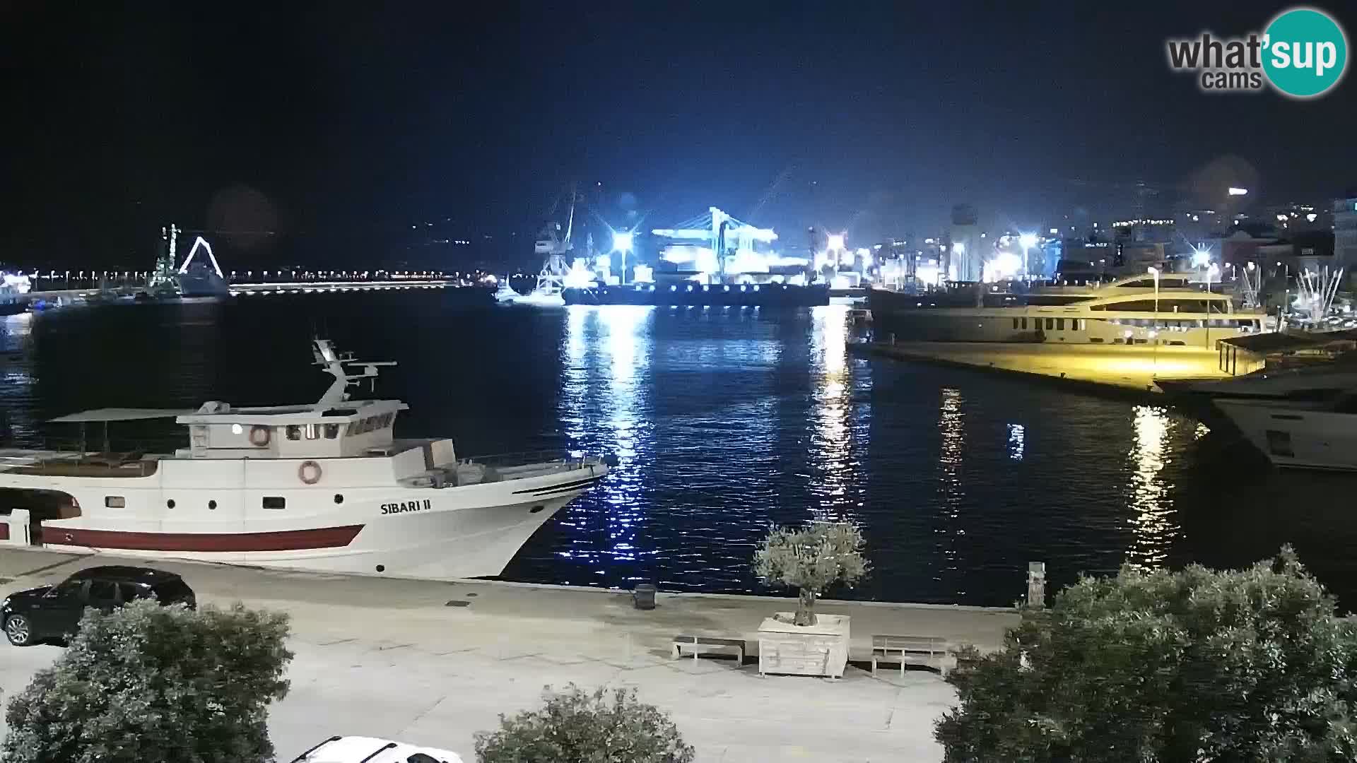 La Riva e la Marina a Rijeka (Fiume) – Live Webcam Croazia