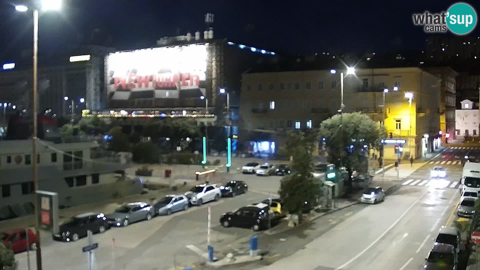 La Riva e la Marina a Rijeka (Fiume) – Live Webcam Croazia